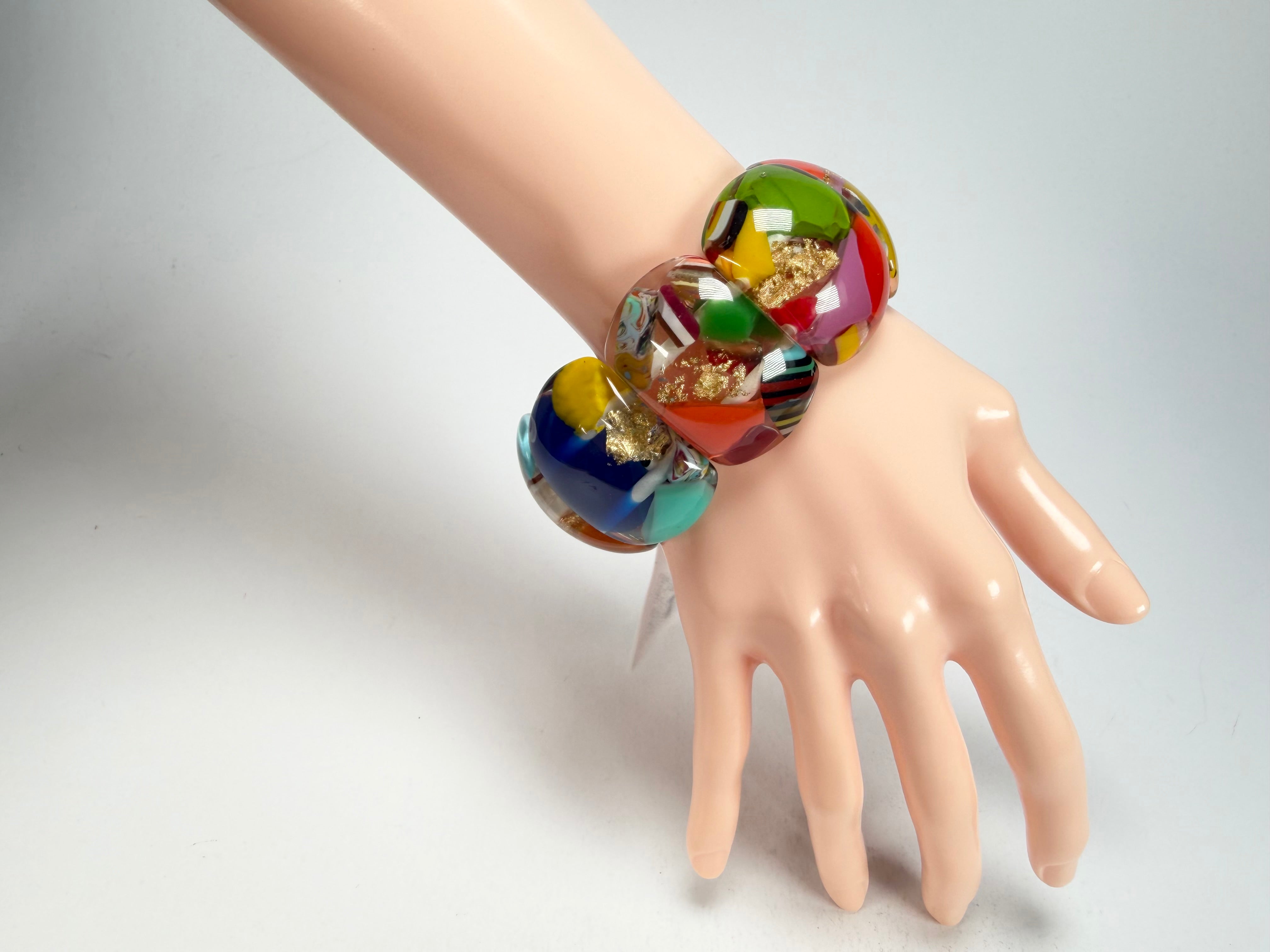 Sobral - Past Present "Copacabana" Elasticated Resin Bracelet ( 003275 )