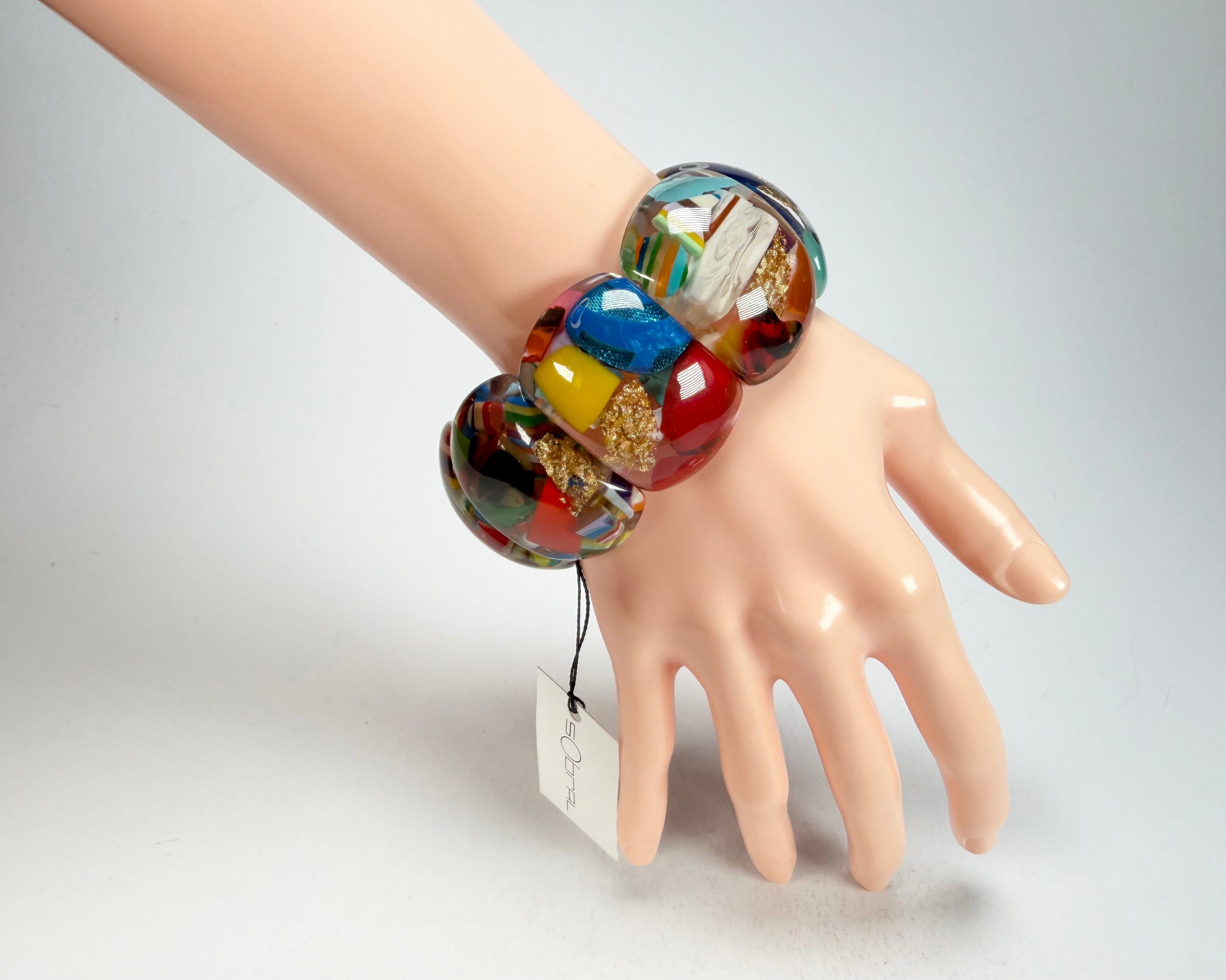 Sobral - Past Present "Copacabana" Elasticated Resin Bracelet ( 003275 )