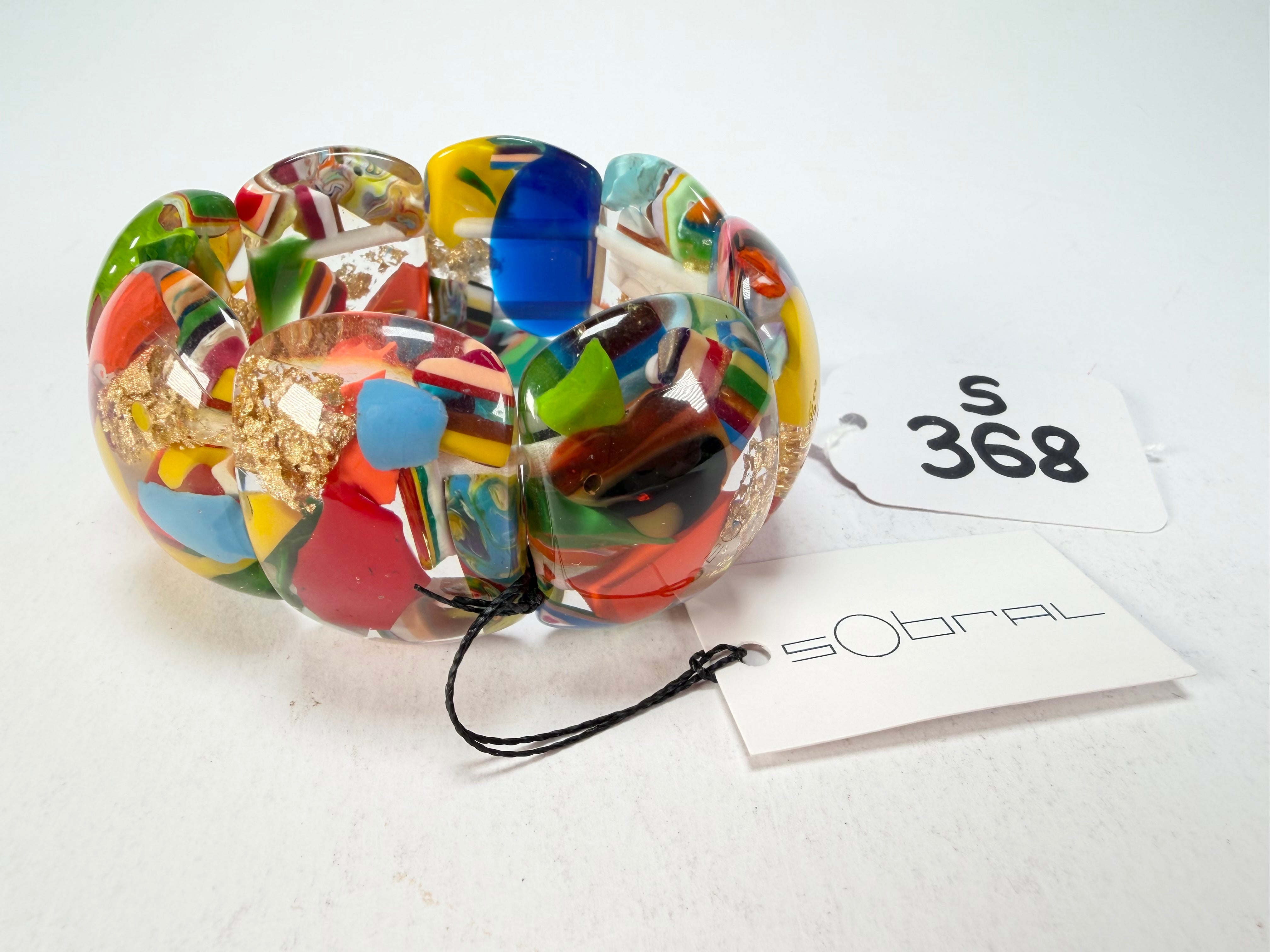 Sobral - Past Present "Copacabana" Elasticated Resin Bracelet ( 003275 )