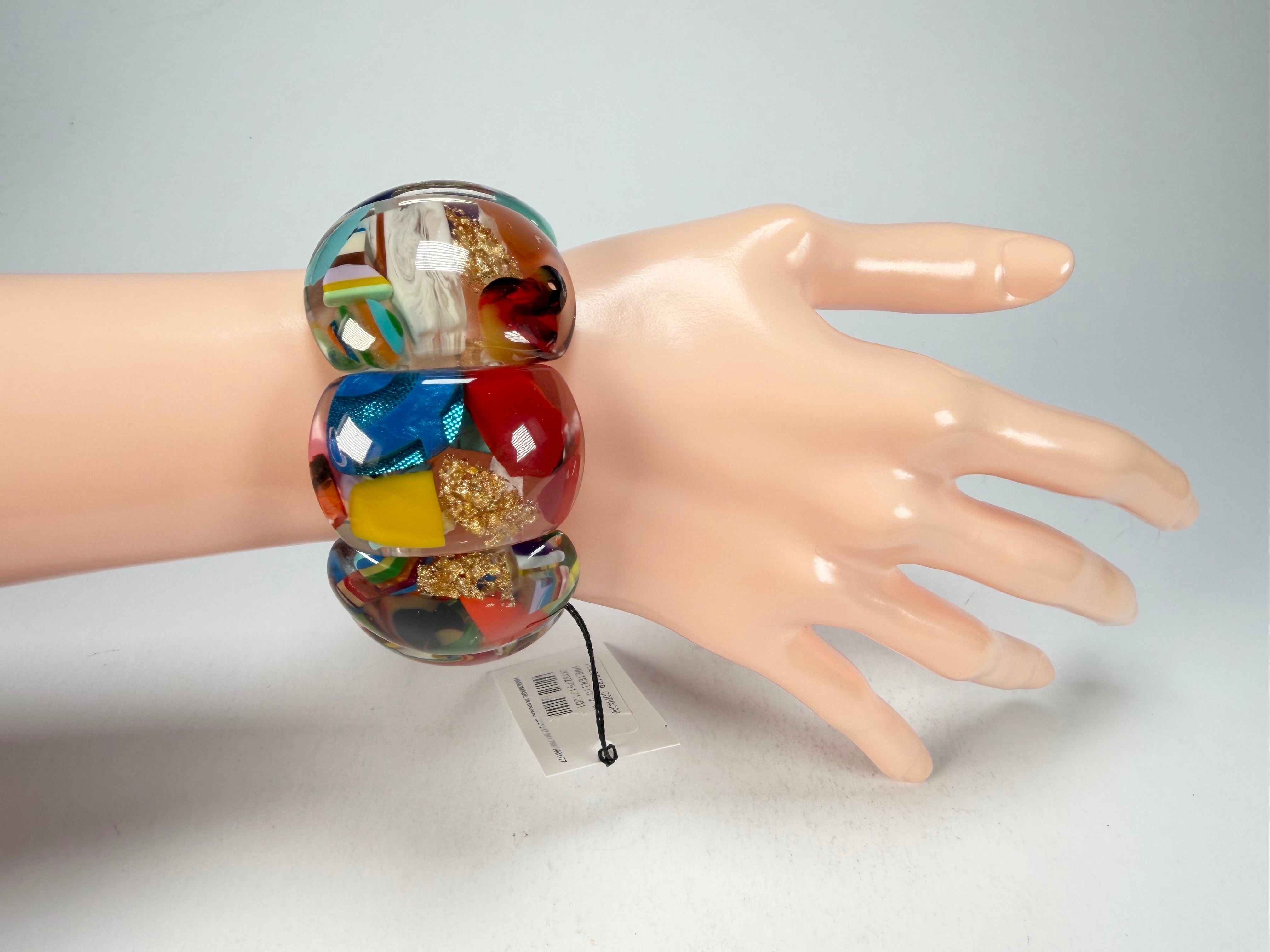 Sobral - Past Present "Copacabana" Elasticated Resin Bracelet ( 003275 )