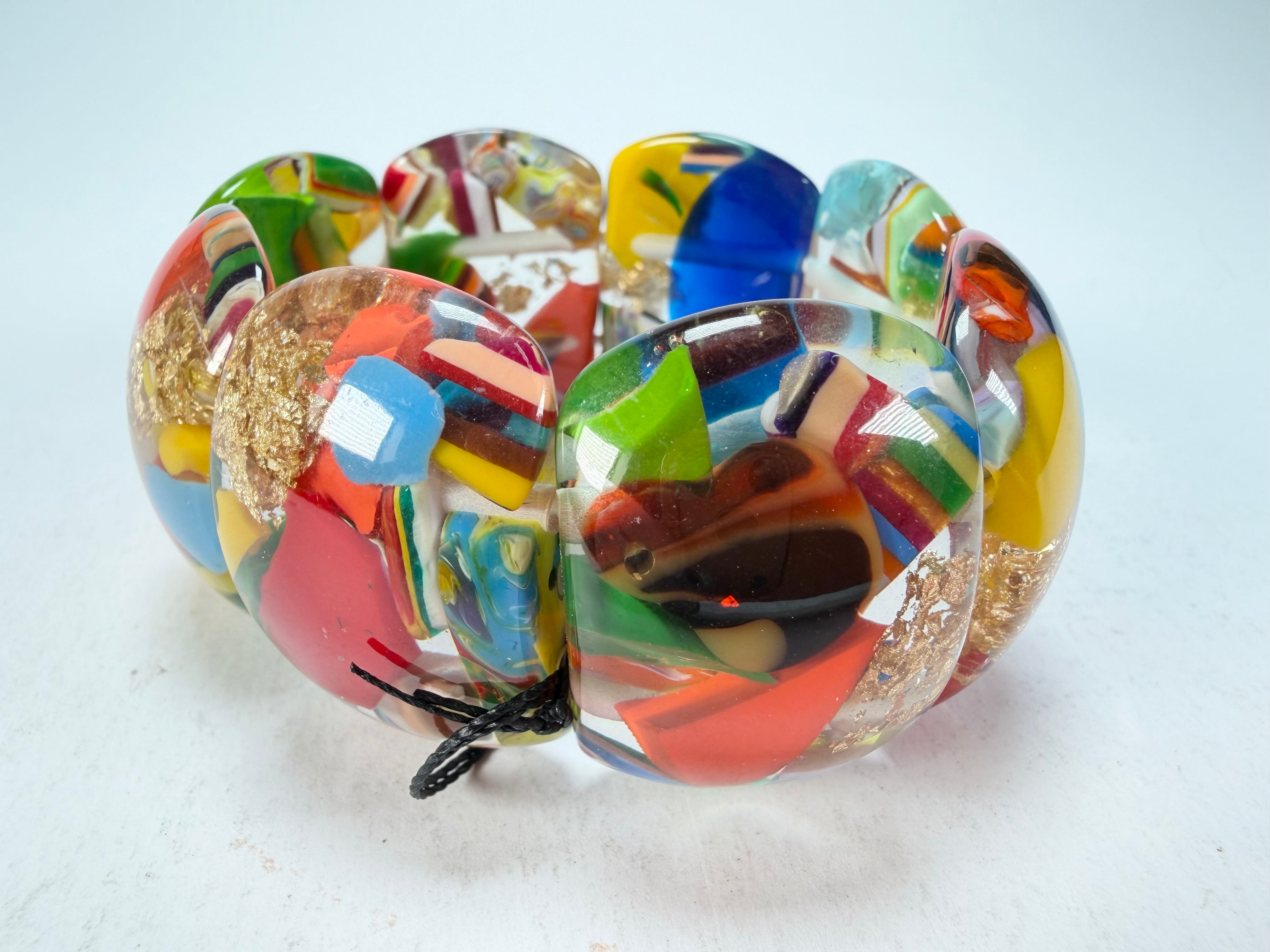 Sobral - Past Present "Copacabana" Elasticated Resin Bracelet ( 003275 )