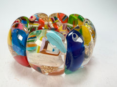 Sobral - Past Present "Copacabana" Elasticated Resin Bracelet ( 003275 )