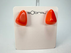 Sobral - Fuego "Pequeno Diamante" Resin Earrings ( 003600 )