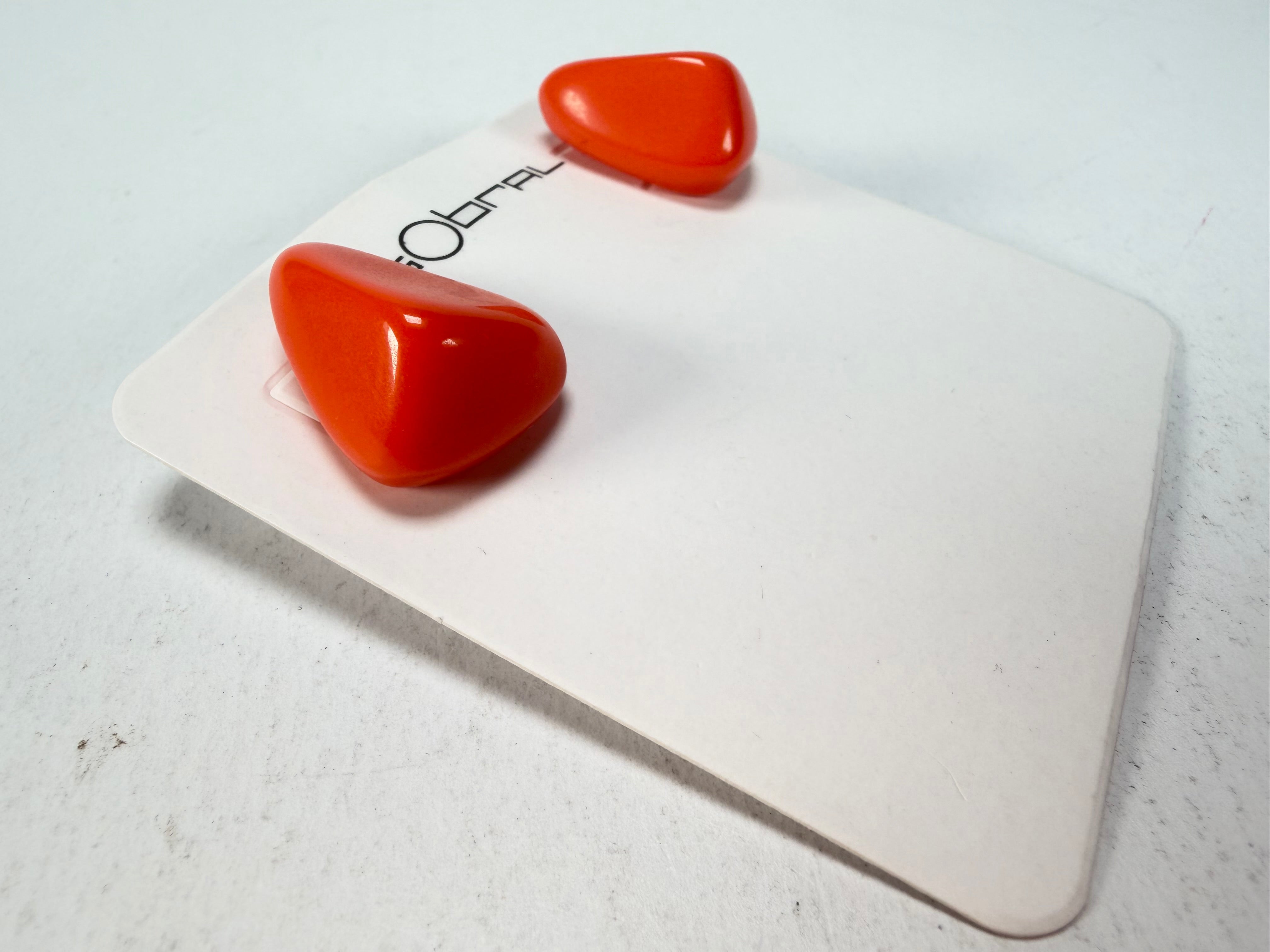 Sobral - Fuego "Pequeno Diamante" Resin Earrings ( 003600 )