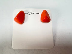 Sobral - Fuego "Pequeno Diamante" Resin Earrings ( 003600 )