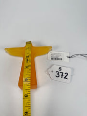 Sobral - Landmark "Cristo" Orange Frost Small 11cm Statue Ornament ( 000600 )