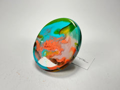 Sobral - Multi-Colour "Munique" K.Polido Resin Ring ( 005145 ) - Size UK T / US 9.5