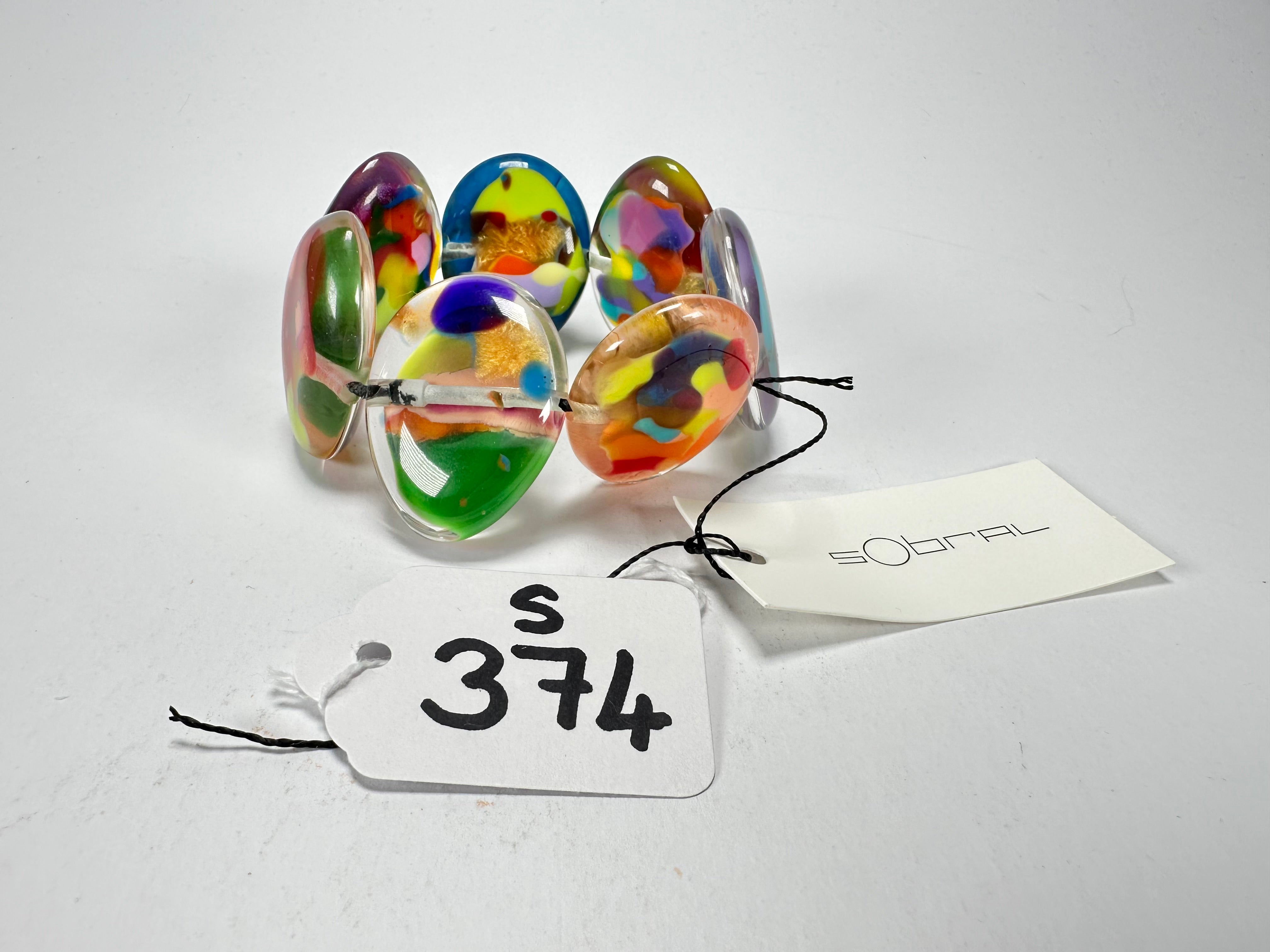 Sobral - Nuage "Nebula" Elasticated Resin Bracelet ( 005462 )