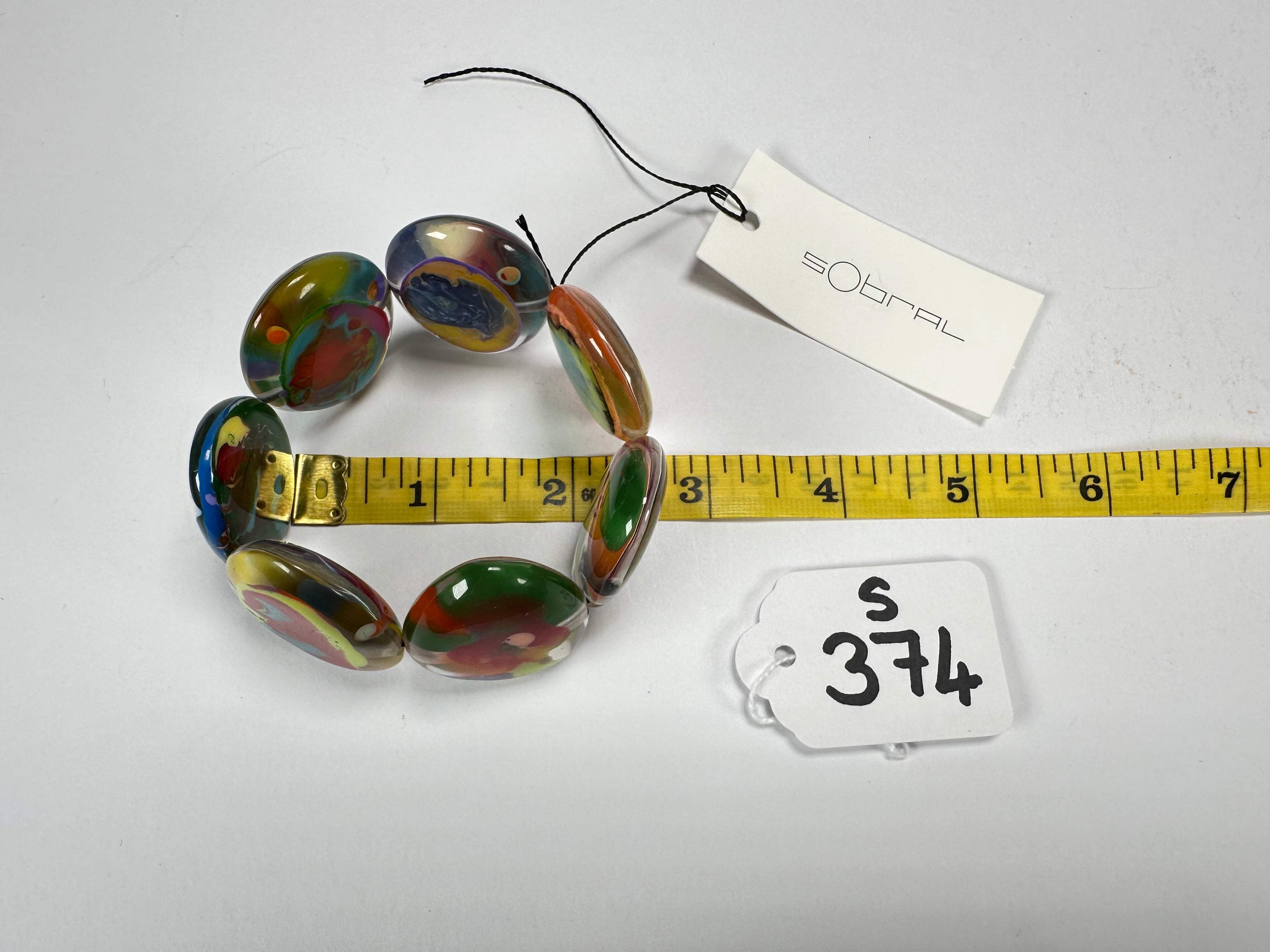 Sobral - Nuage "Nebula" Elasticated Resin Bracelet ( 005462 )