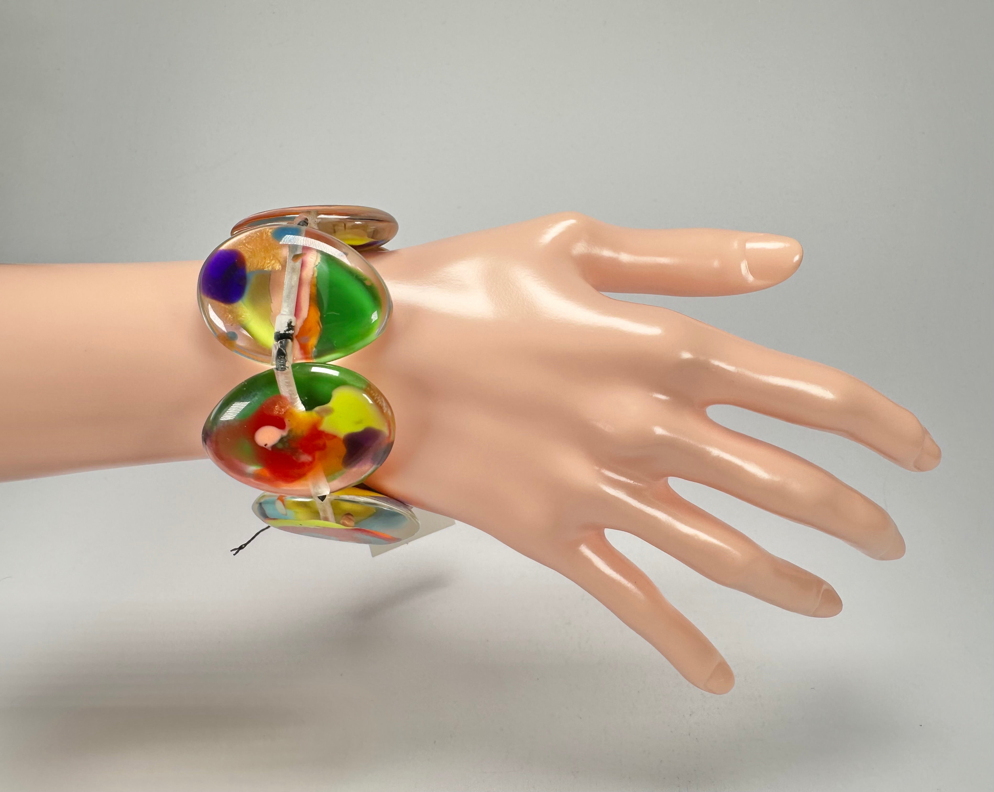Sobral - Nuage "Nebula" Elasticated Resin Bracelet ( 005462 )