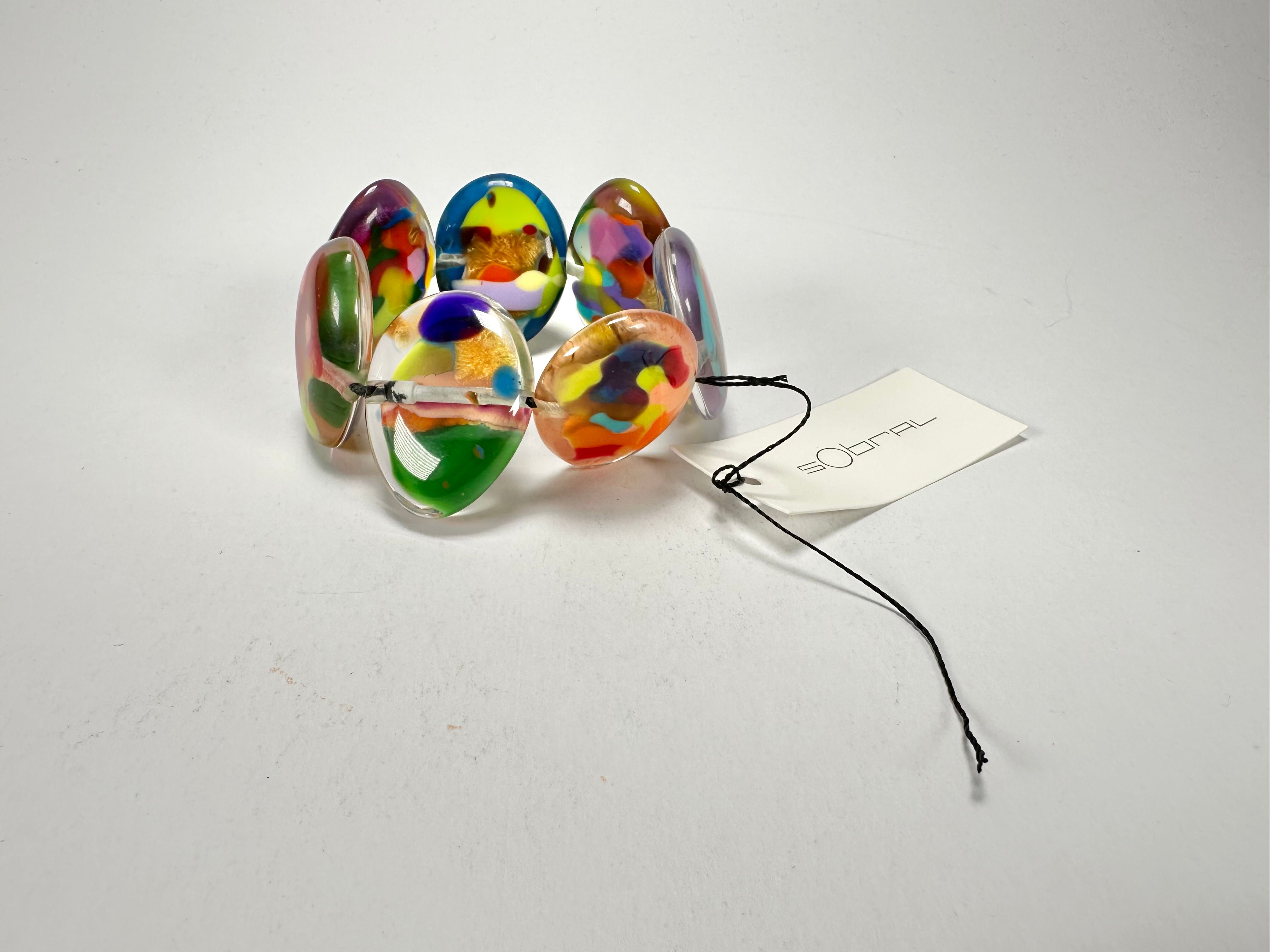 Sobral - Nuage "Nebula" Elasticated Resin Bracelet ( 005462 )