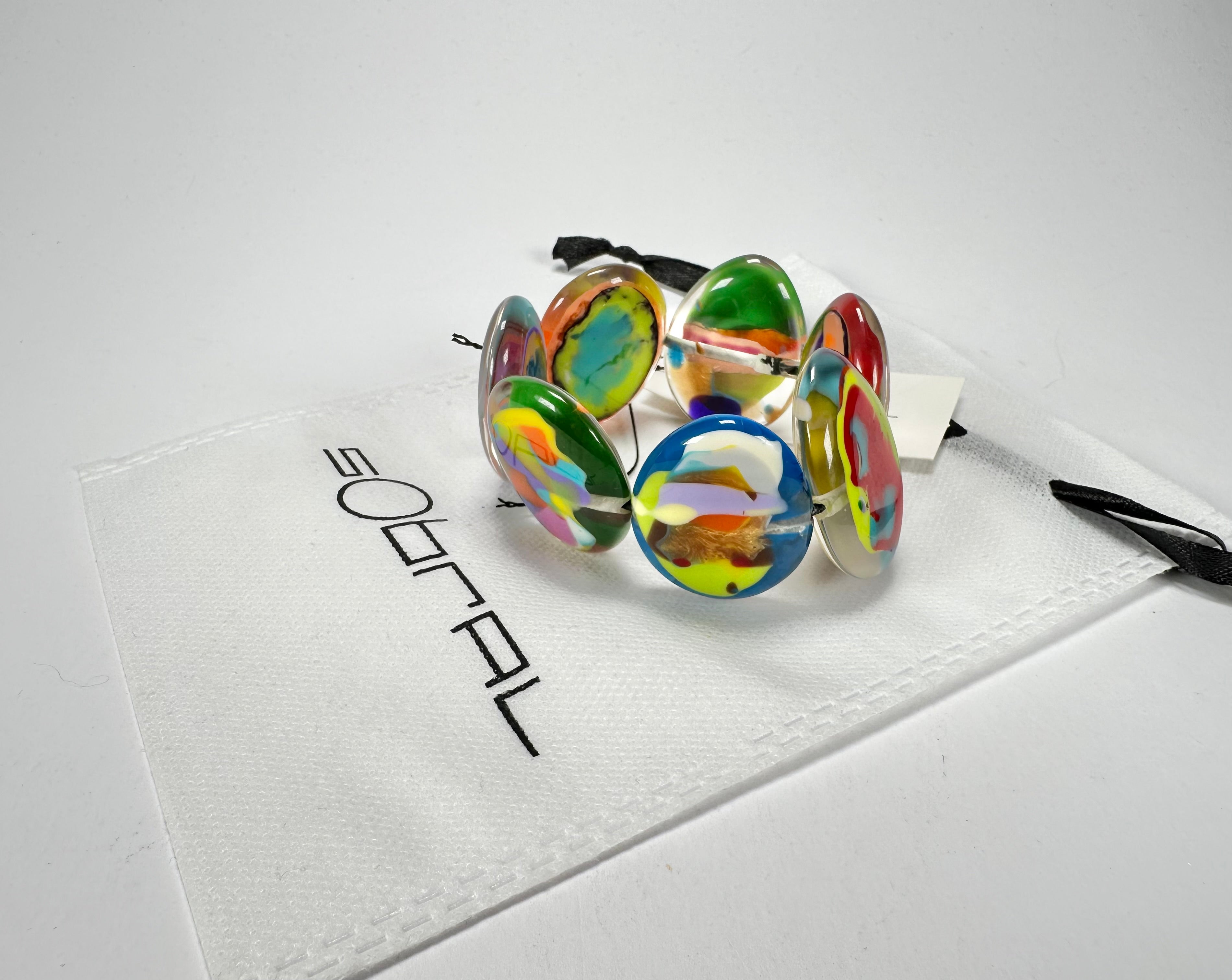 Sobral - Nuage "Nebula" Elasticated Resin Bracelet ( 005462 )