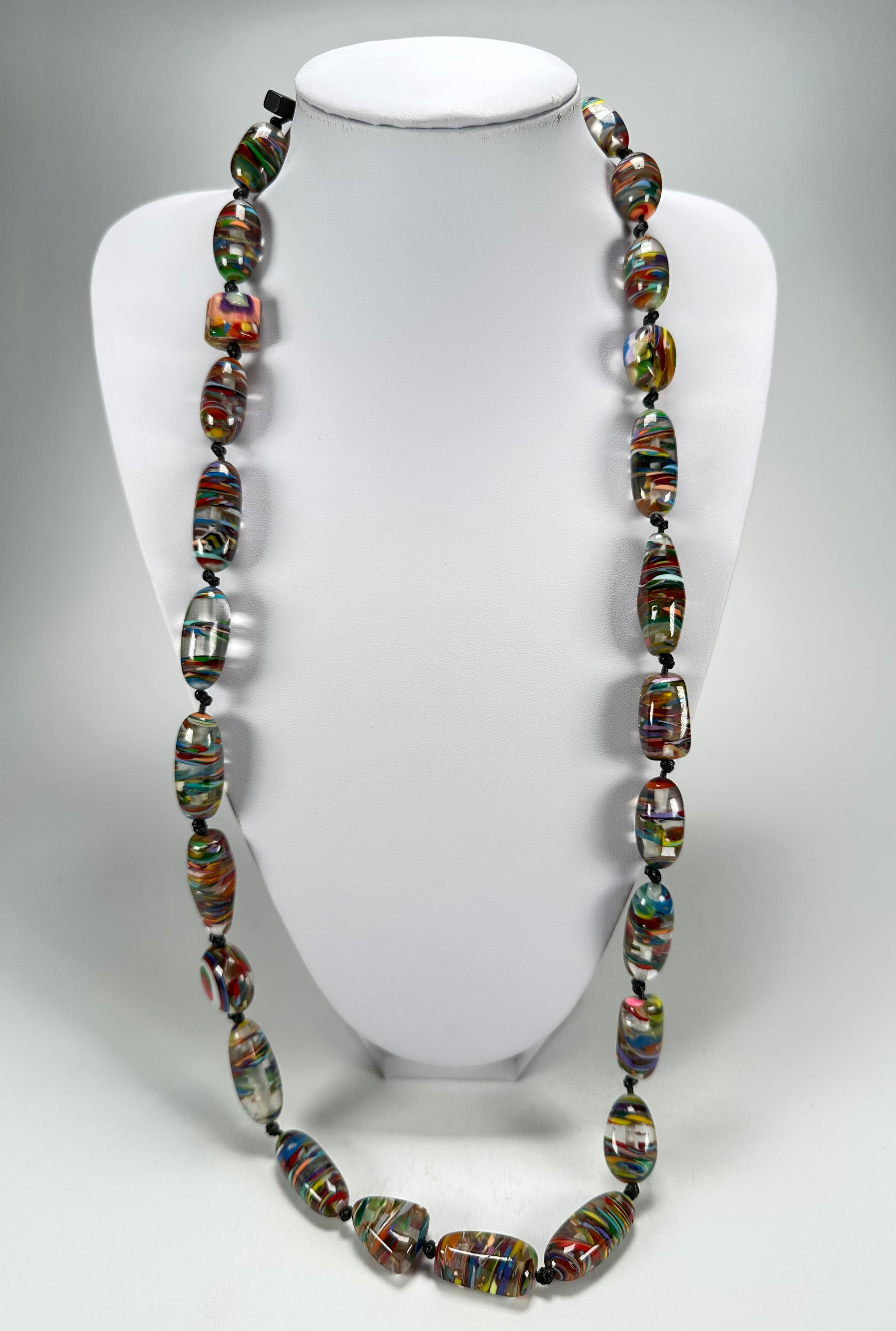 Sobral - Baru "Wave" Resin Necklace ( 005327 )