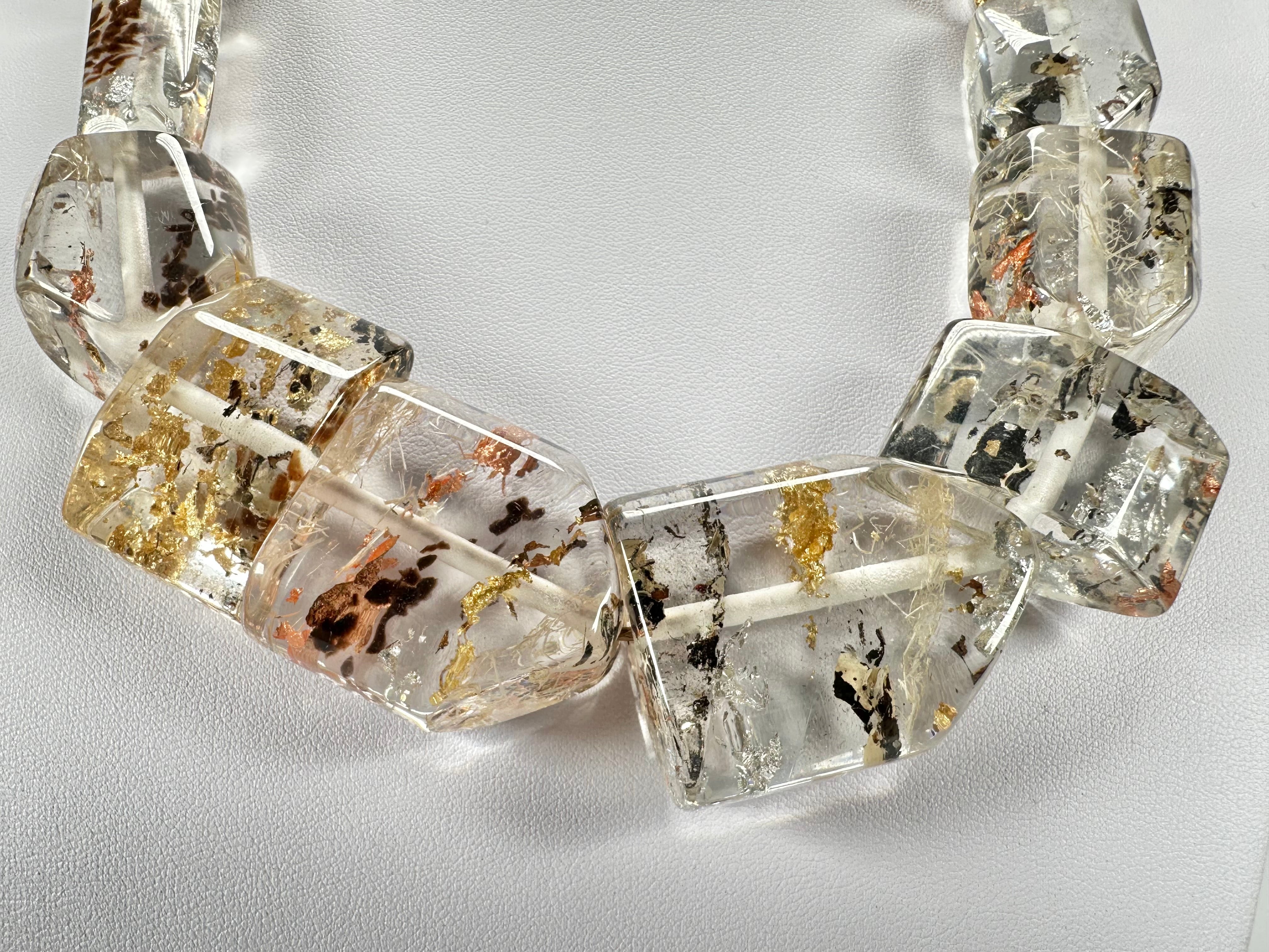 Sobral - Minas Gerais "Betim" Resin Necklace ( 005403 )