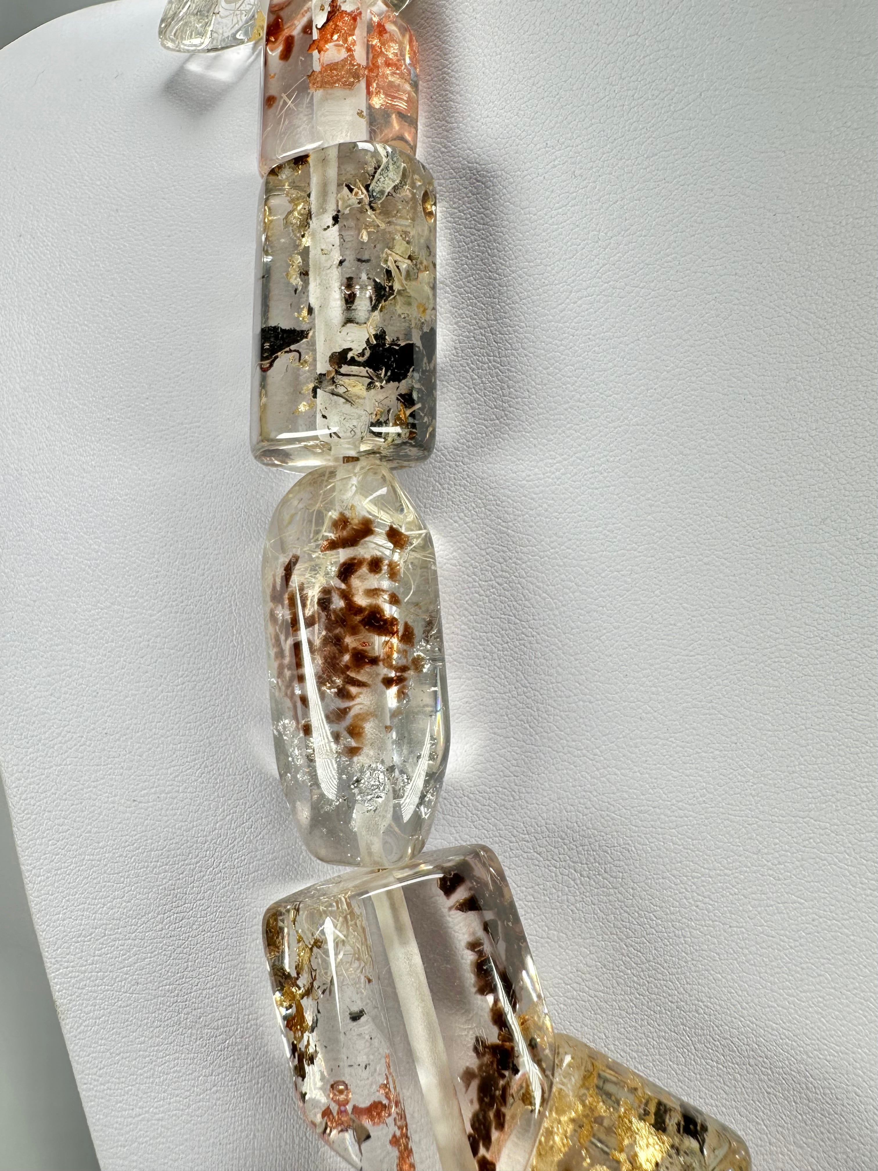 Sobral - Minas Gerais "Betim" Resin Necklace ( 005403 )