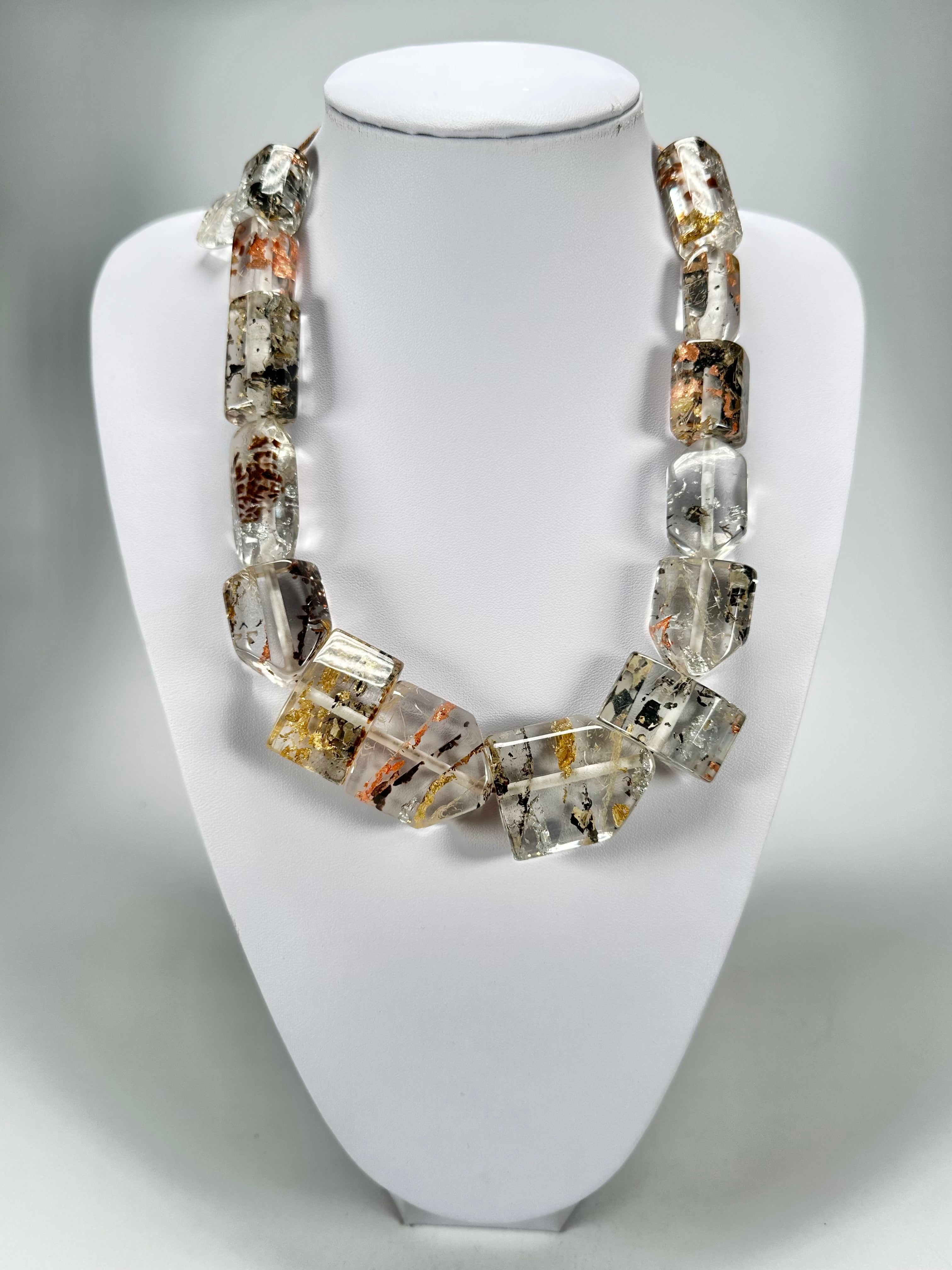 Sobral - Minas Gerais "Betim" Resin Necklace ( 005403 )