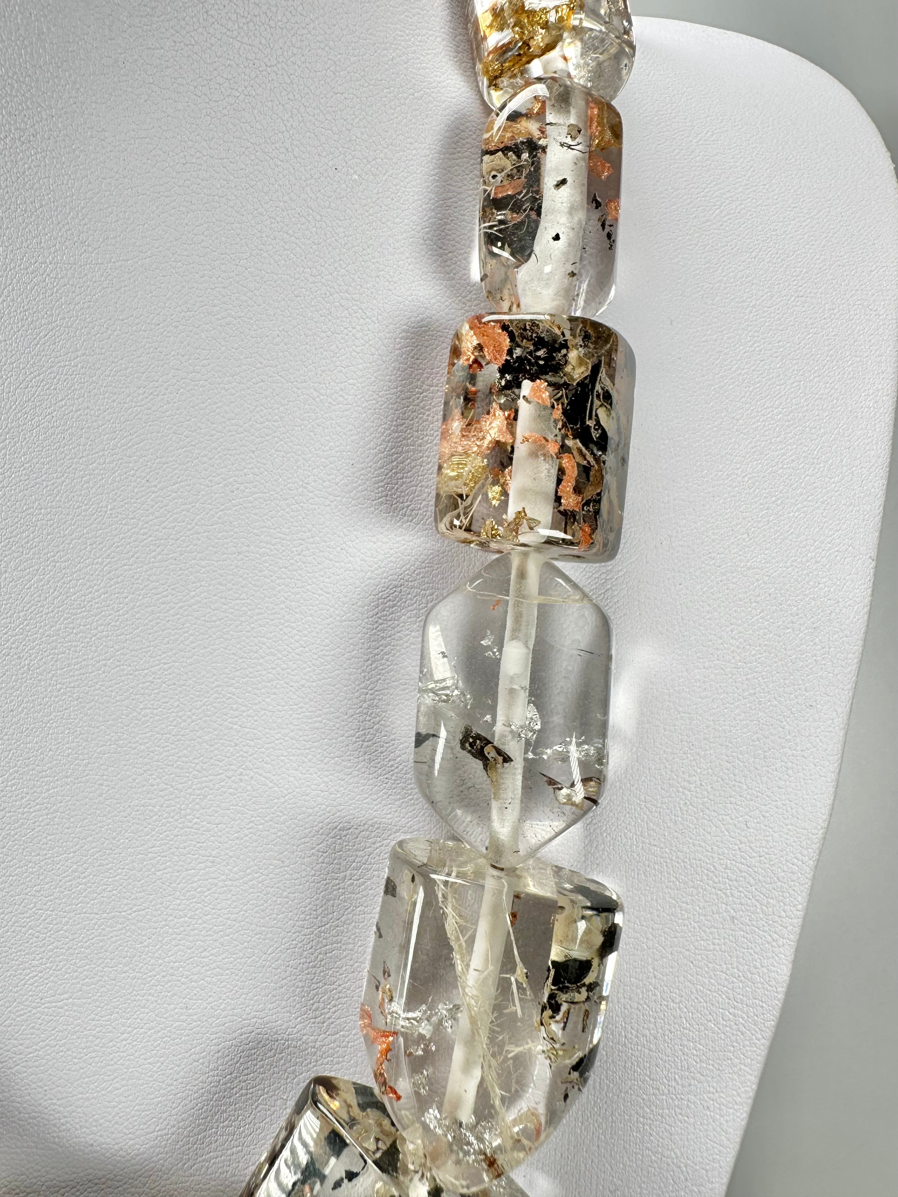 Sobral - Minas Gerais "Betim" Resin Necklace ( 005403 )