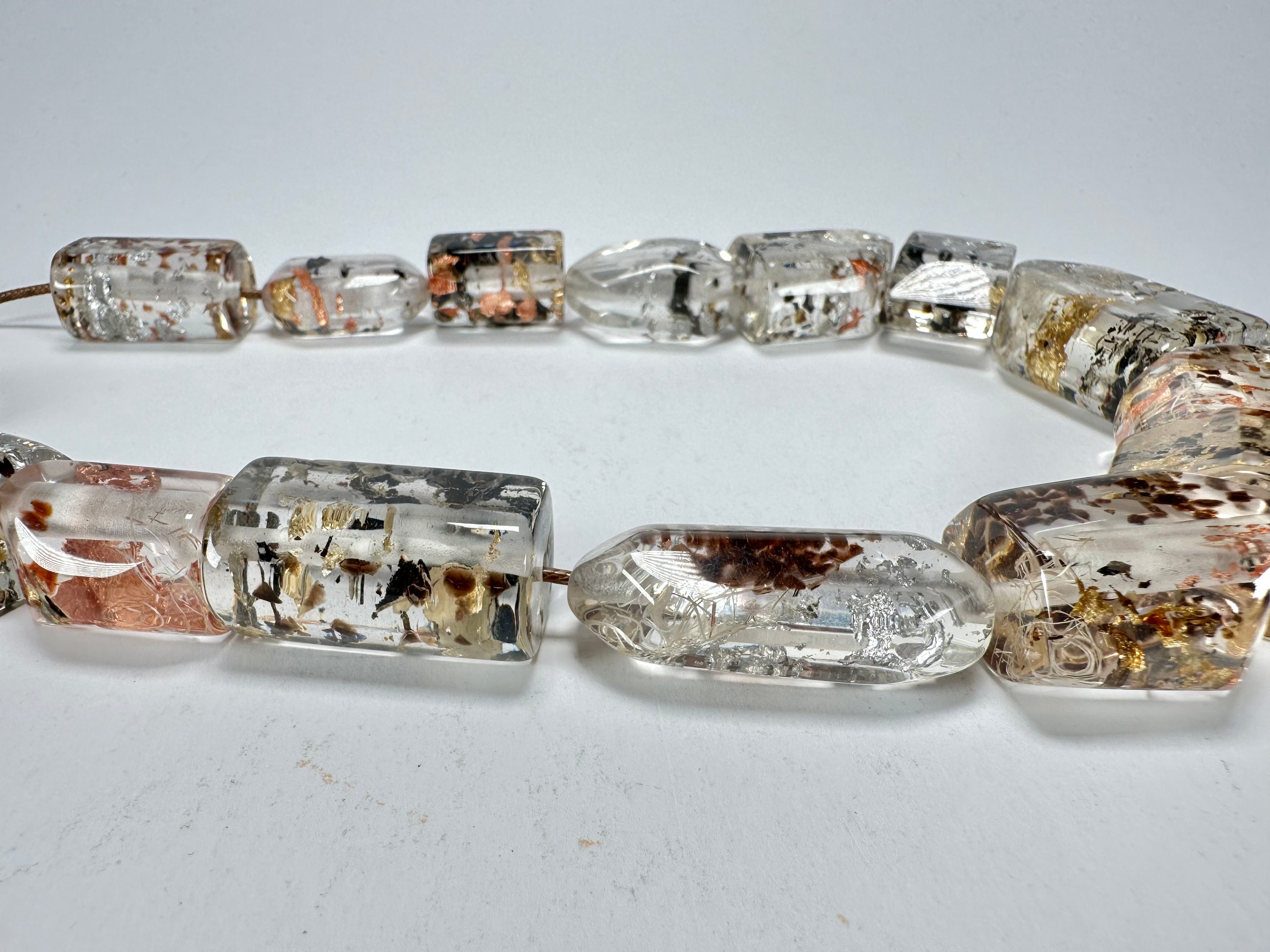 Sobral - Minas Gerais "Betim" Resin Necklace ( 005403 )