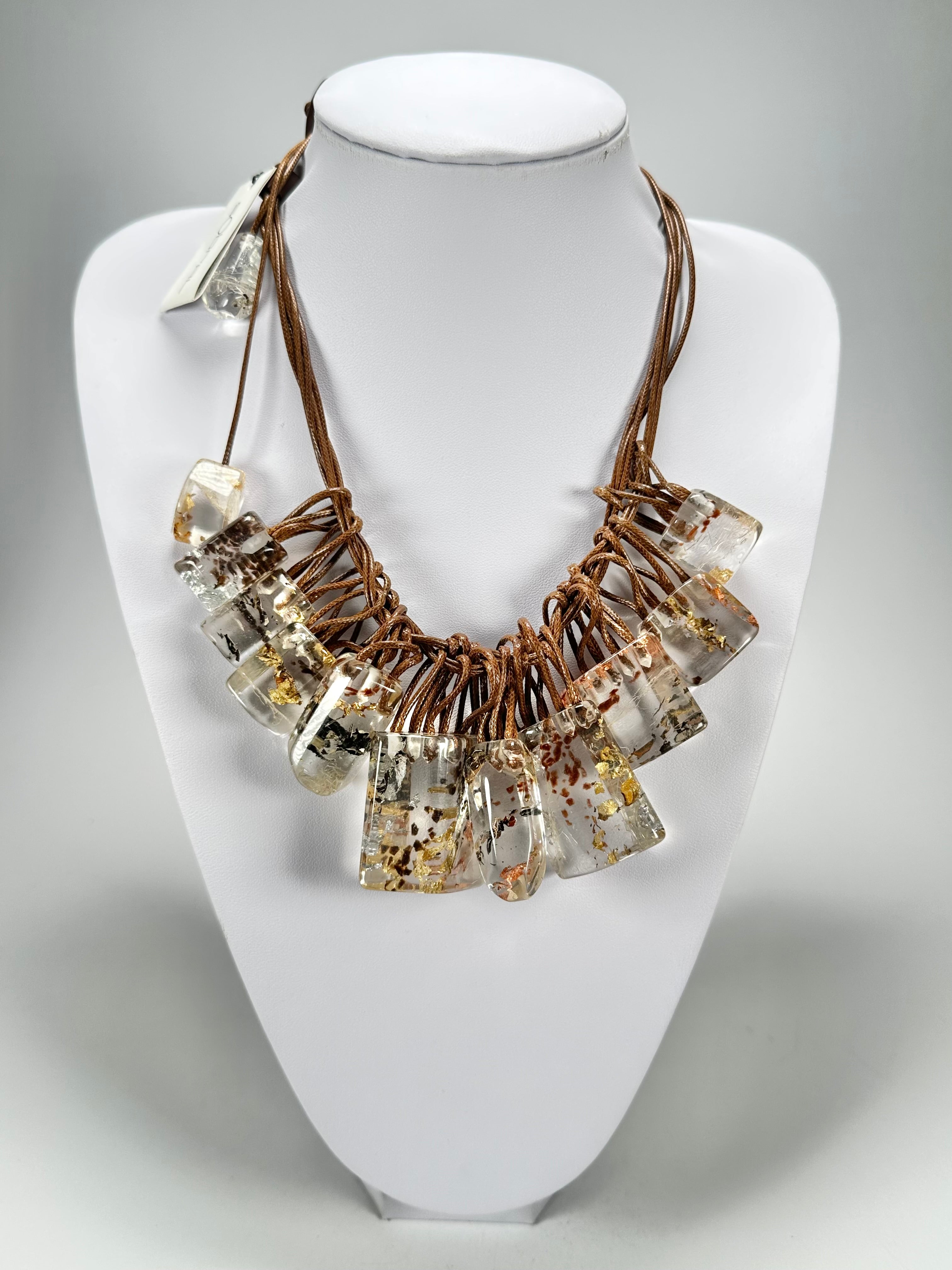 Sobral - Minas Gerais "Diamantina" Resin Necklace ( 005405 )