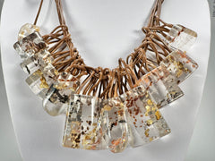 Sobral - Minas Gerais "Diamantina" Resin Necklace ( 005405 )