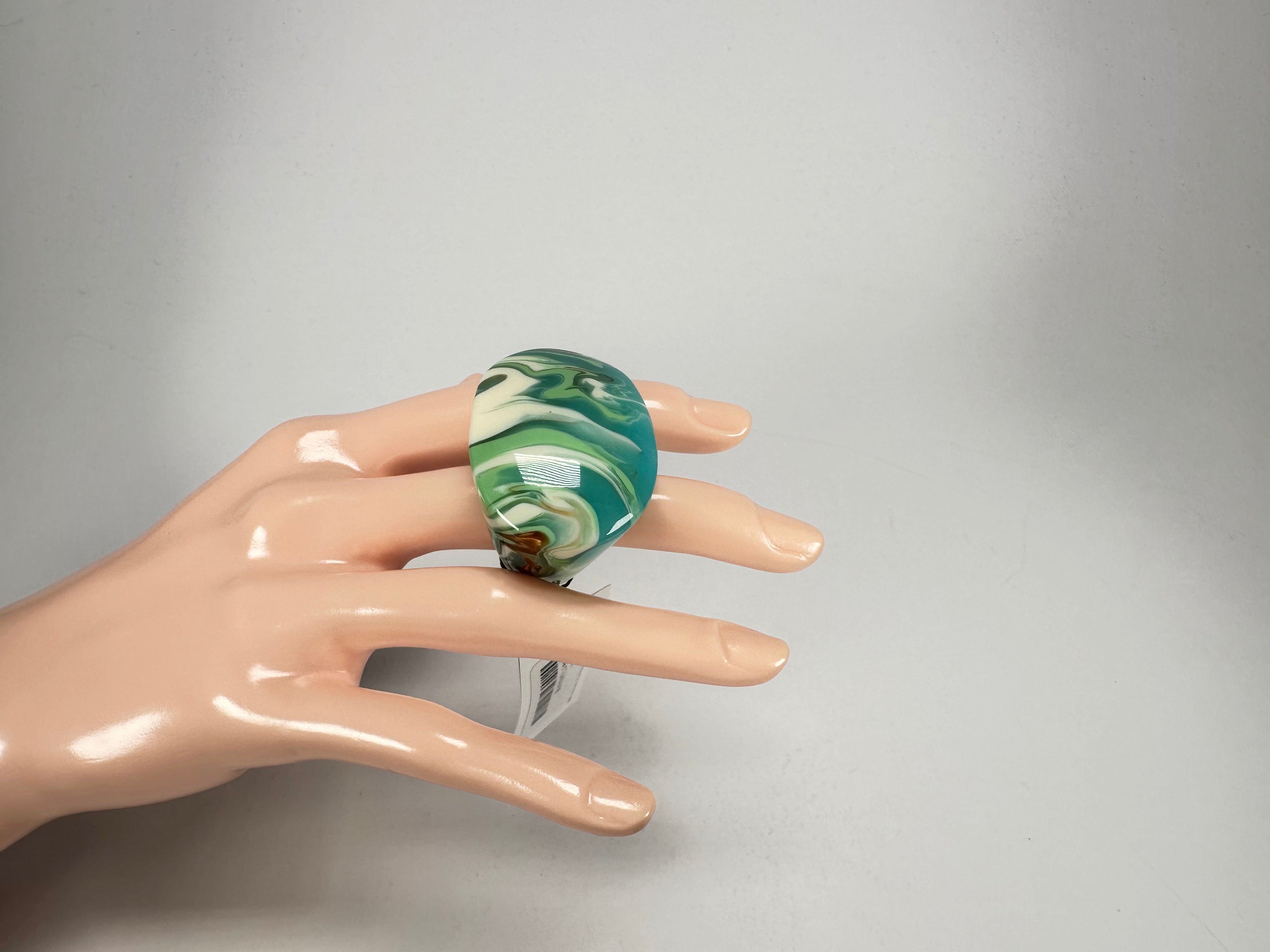 Sobral - Eteria "Mares" Resin Ring ( 005417 ) - Size UK P / US 7.5