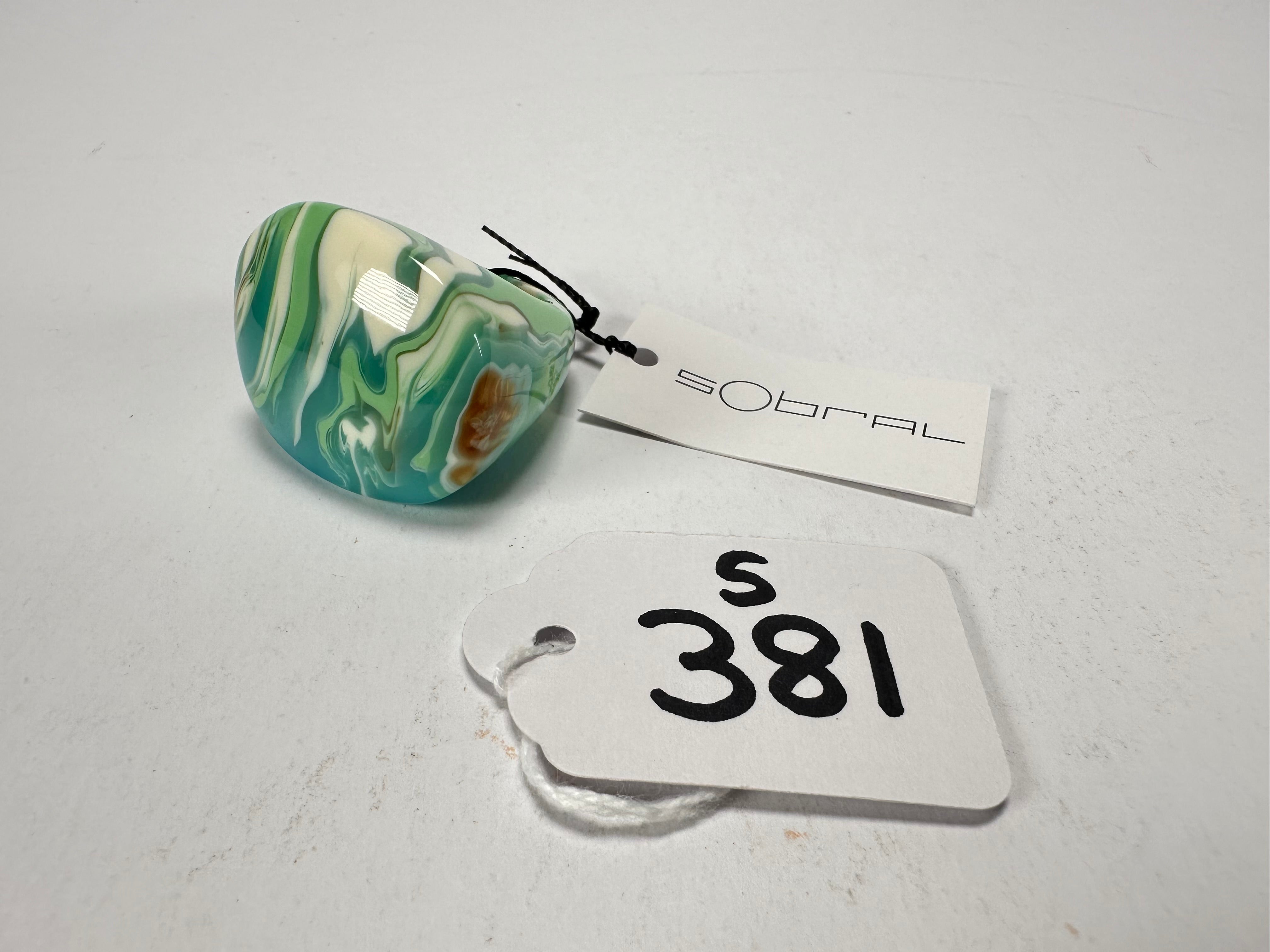 Sobral - Eteria "Mares" Resin Ring ( 005417 ) - Size UK P / US 7.5