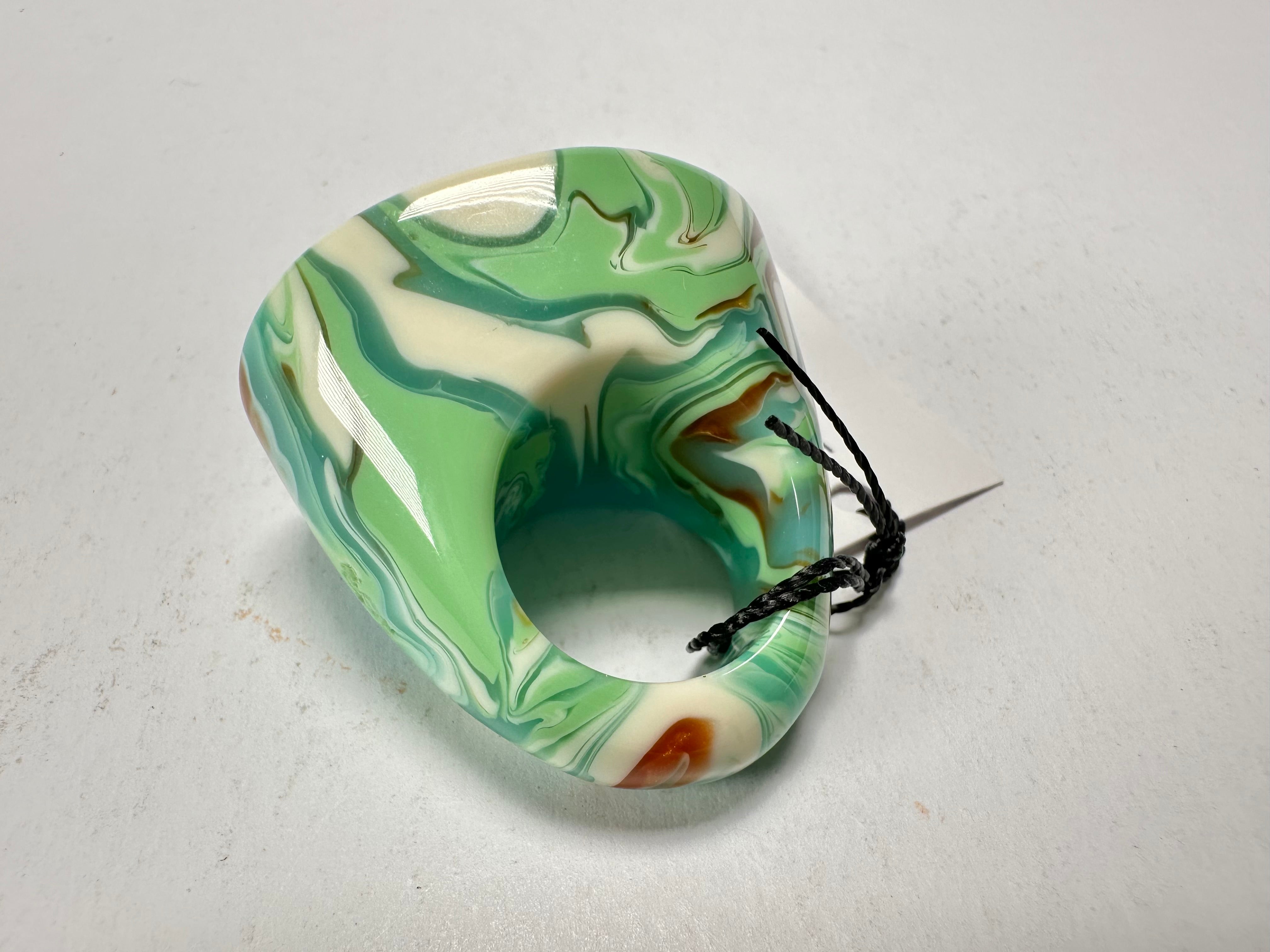 Sobral - Eteria "Mares" Resin Ring ( 005417 ) - Size UK P / US 7.5