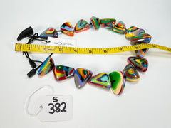 Sobral - Multi-Colour "Anton" Diamante Resin Necklace ( 003614 )