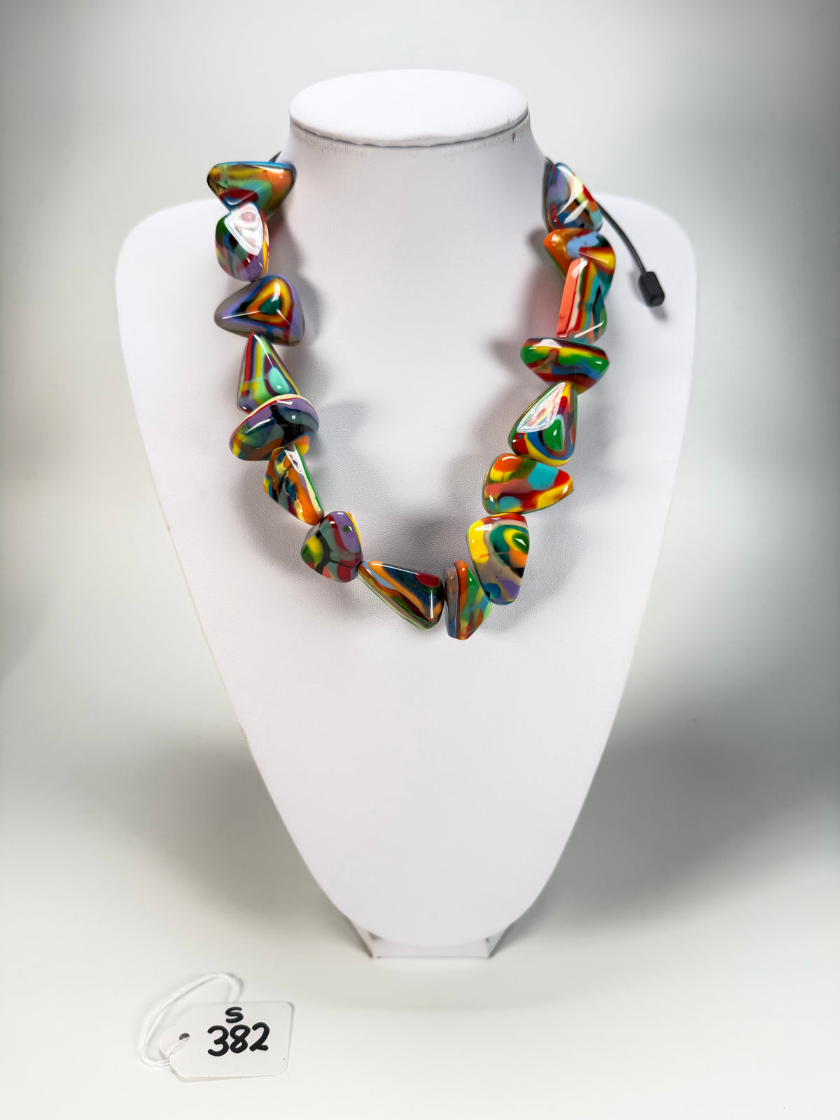 Sobral - Multi-Colour "Anton" Diamante Resin Necklace ( 003614 )