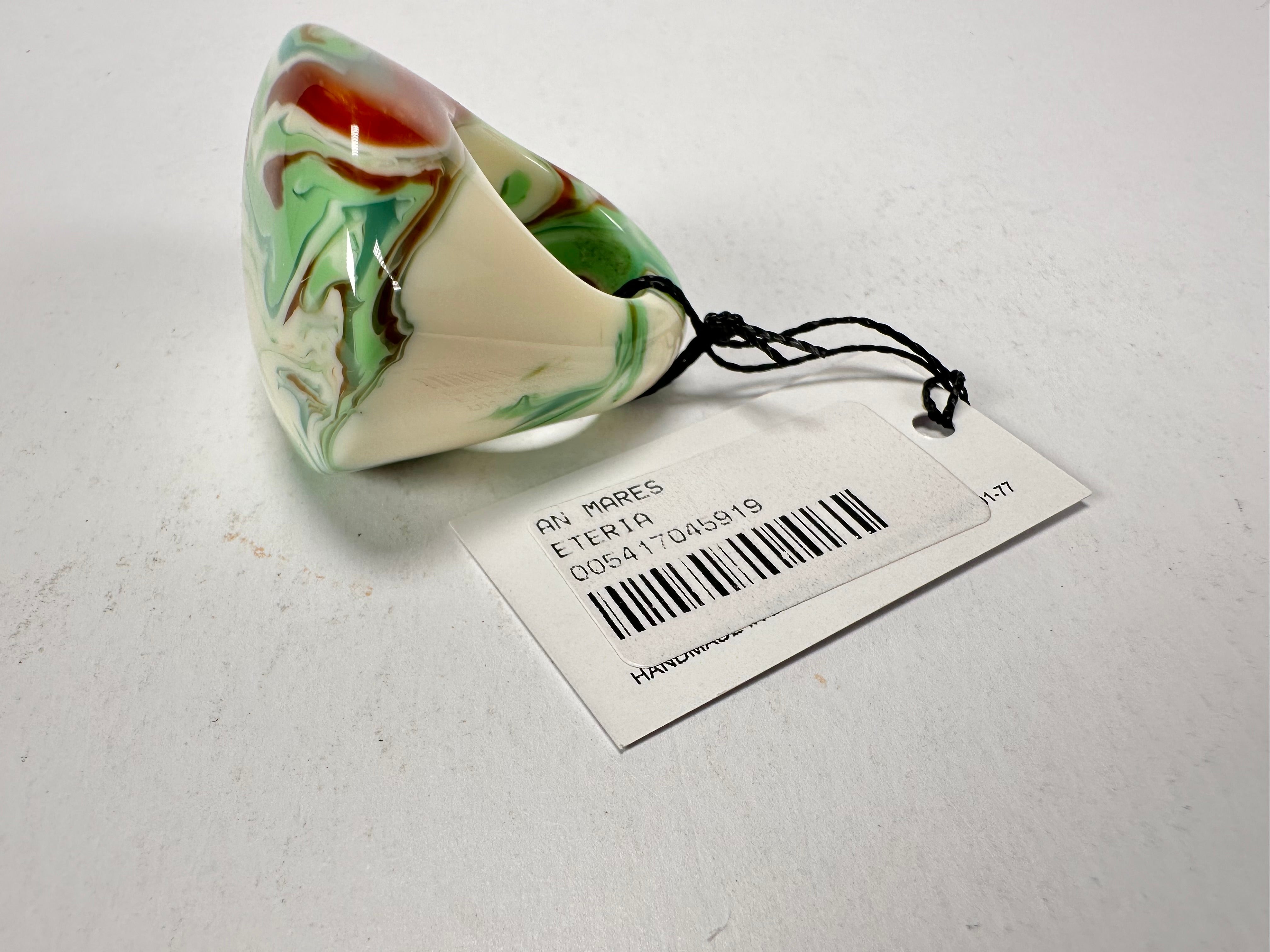 Sobral - Eteria "Mares" Resin Ring ( 005417 ) - Size UK S / US 9