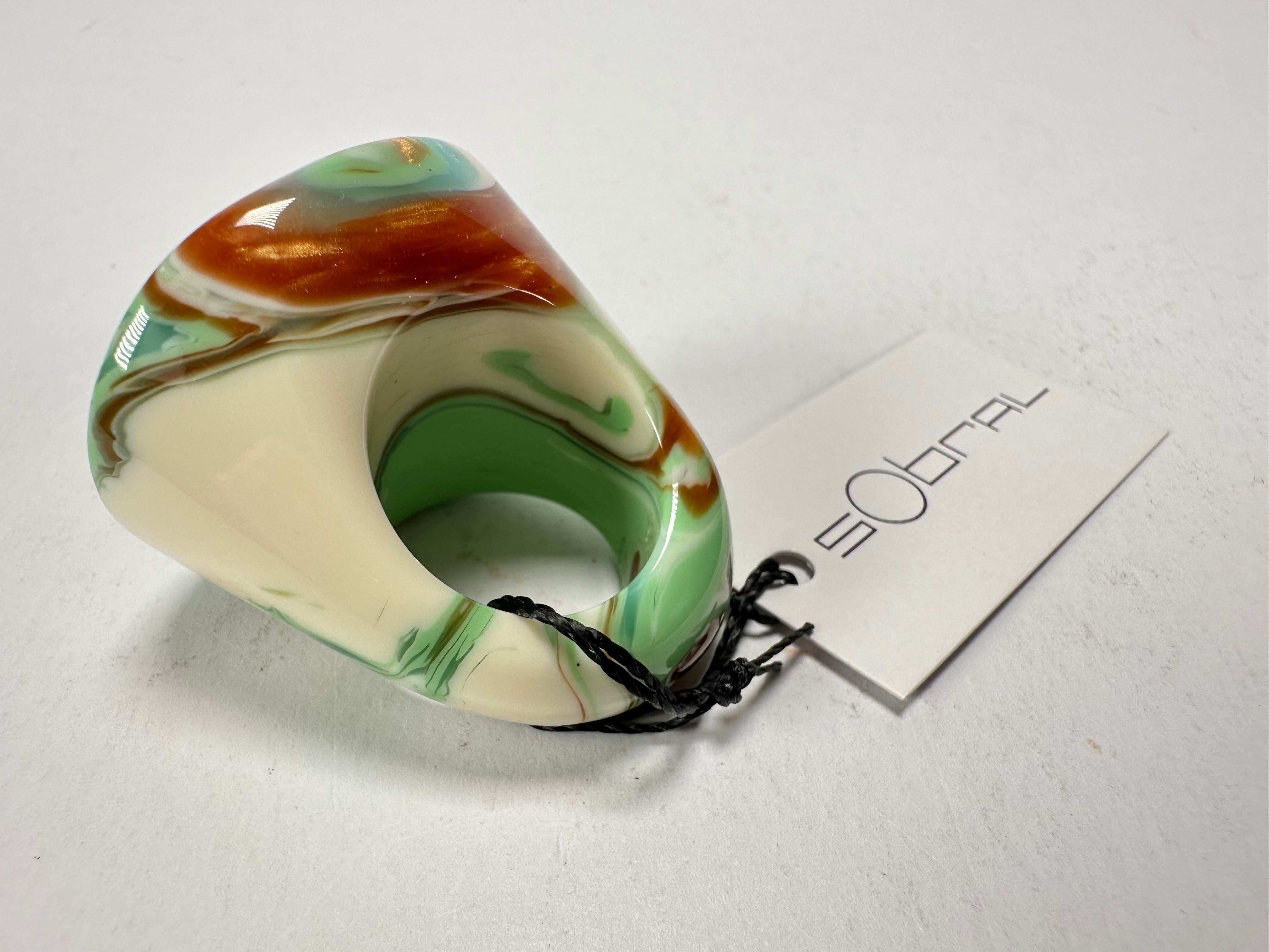 Sobral - Eteria "Mares" Resin Ring ( 005417 ) - Size UK S / US 9