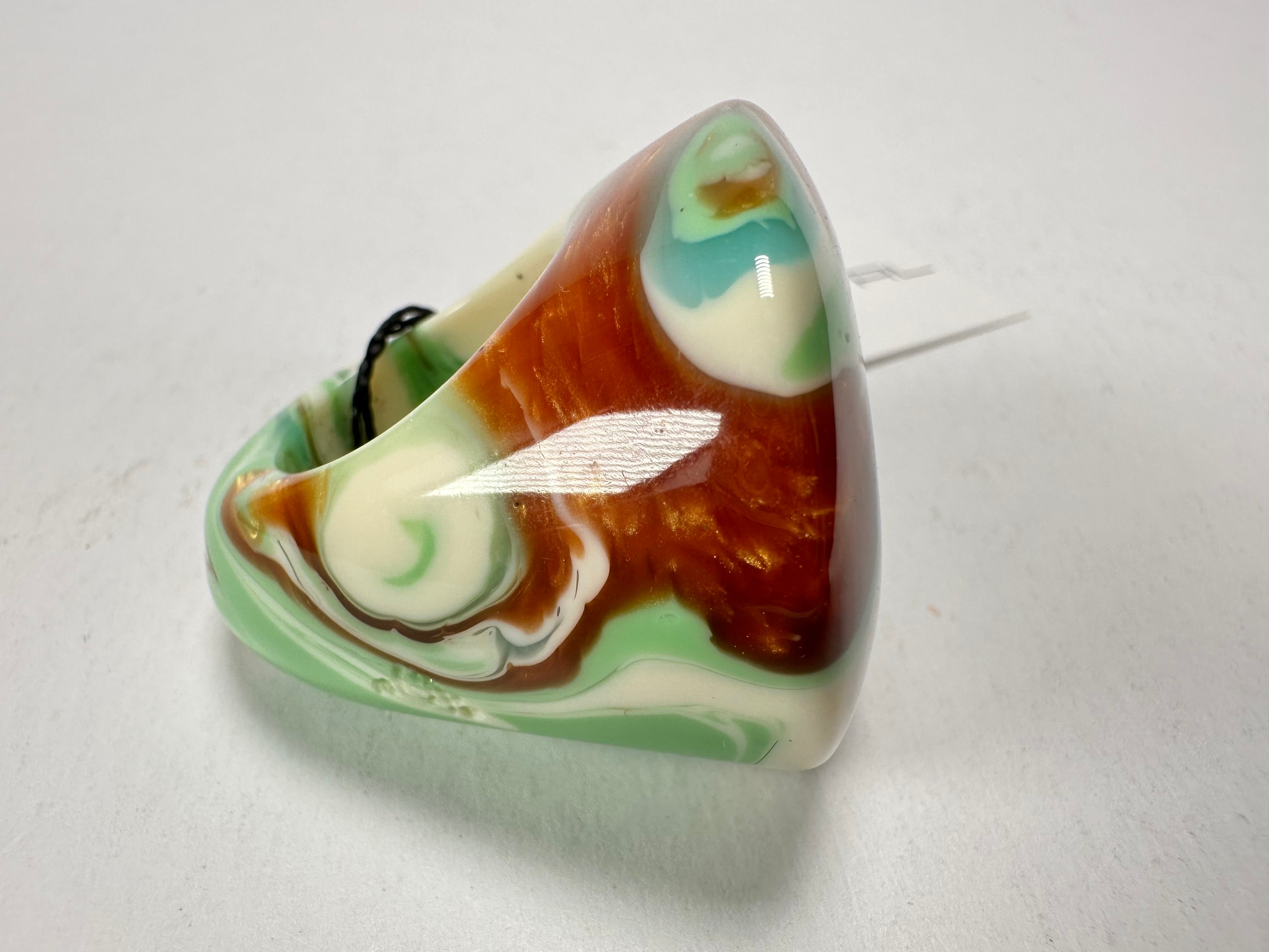 Sobral - Eteria "Mares" Resin Ring ( 005417 ) - Size UK S / US 9
