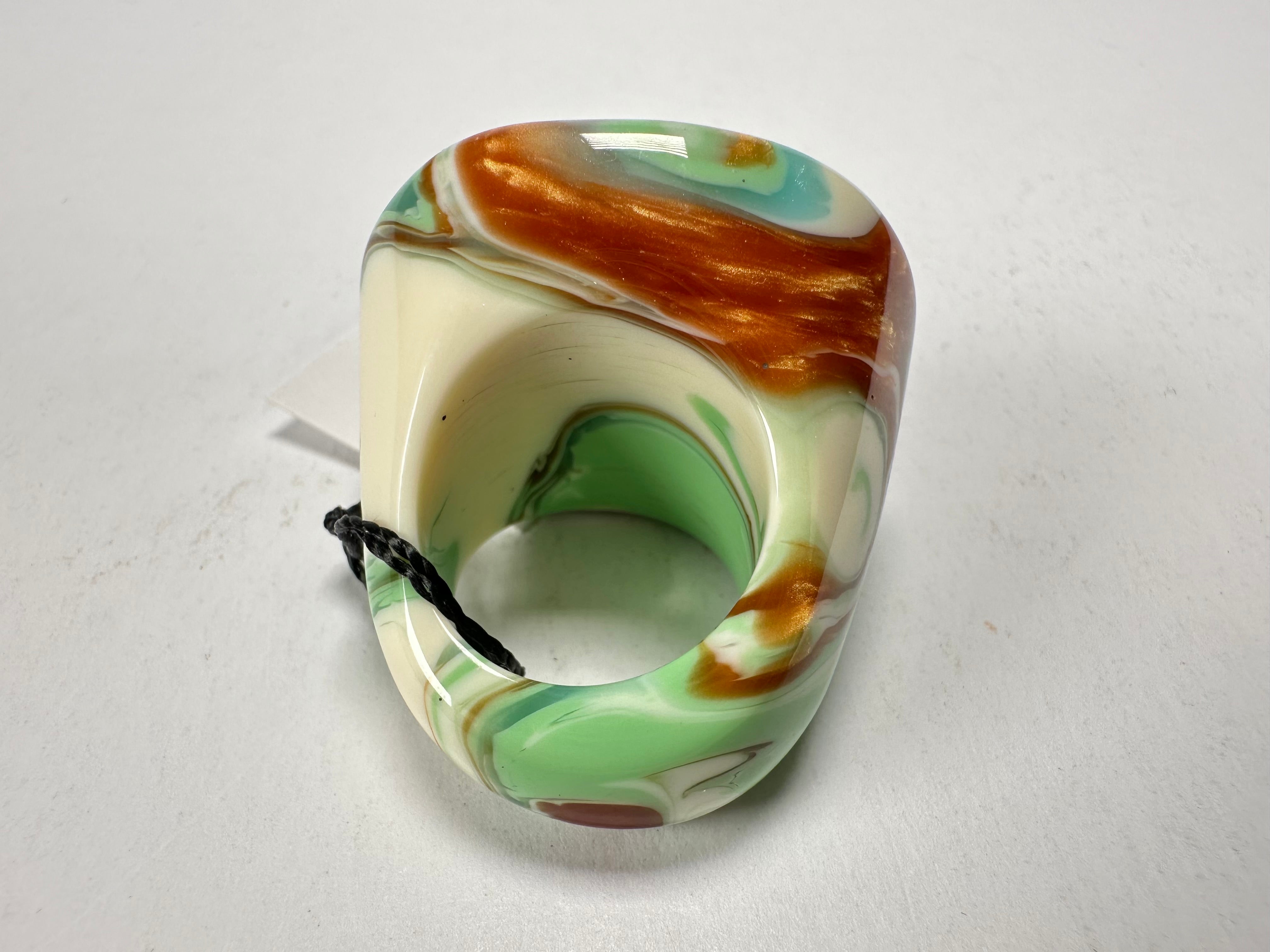 Sobral - Eteria "Mares" Resin Ring ( 005417 ) - Size UK S / US 9