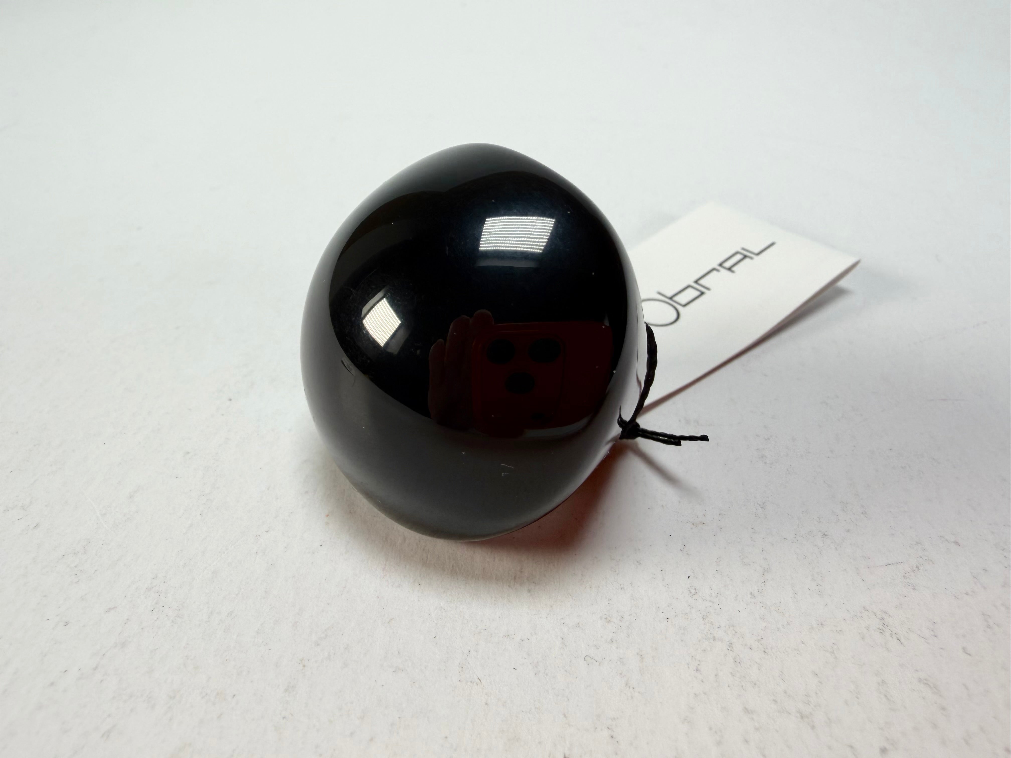 Sobral - Mix 2023 "Sintonia" Black Resin Ring ( 003598 ) - Size UK M / US 6