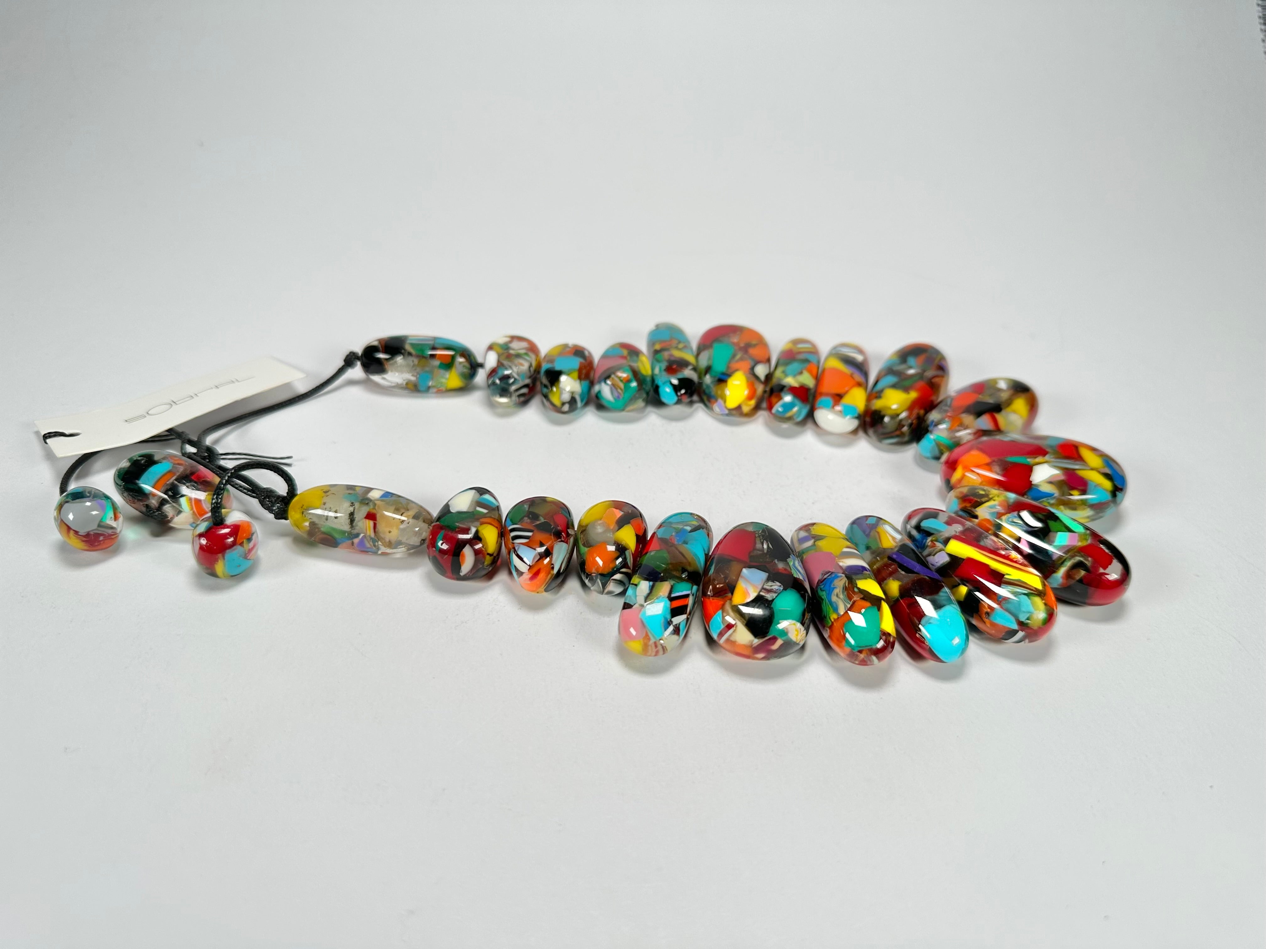 Sobral - Caillou Cristal "Monica" Resin Necklace ( 005412 )