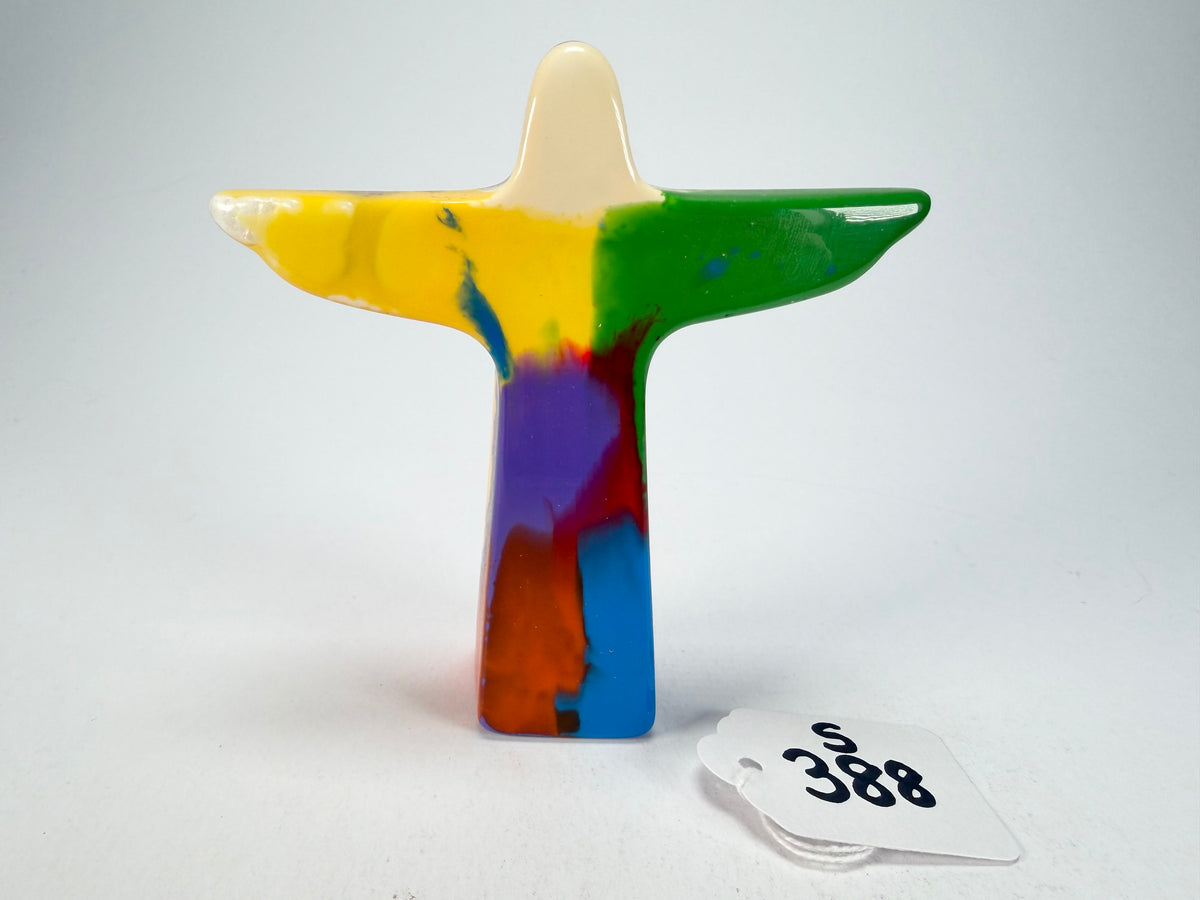 Sobral - Landmark "Cristo" Multi-Colour Pollock Small 11cm Statue Ornament ( 000000 )