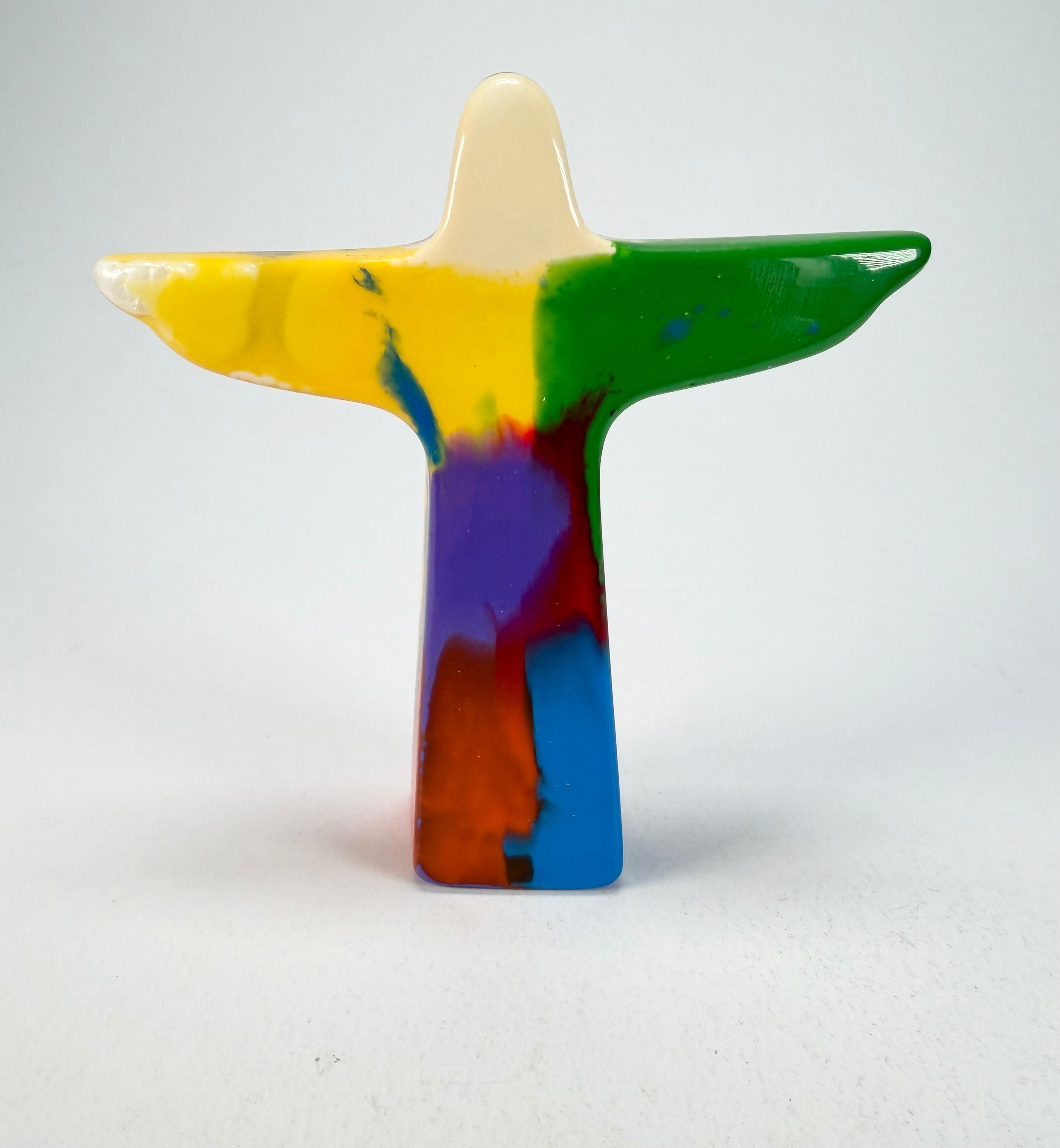Sobral - Landmark "Cristo" Multi-Colour Pollock Small 11cm Statue Ornament ( 000000 )