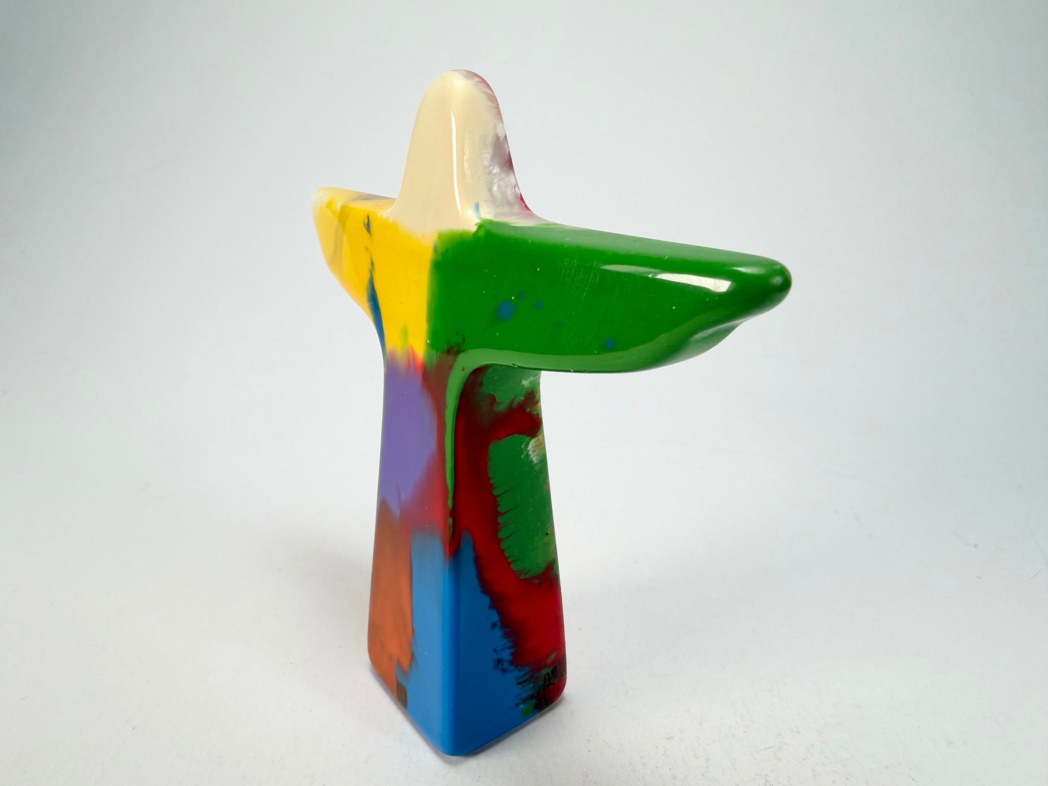 Sobral - Landmark "Cristo" Multi-Colour Pollock Small 11cm Statue Ornament ( 000000 )