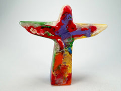 Sobral - Landmark "Cristo" Multi-Colour Pollock Small 11cm Statue Ornament ( 000000 )
