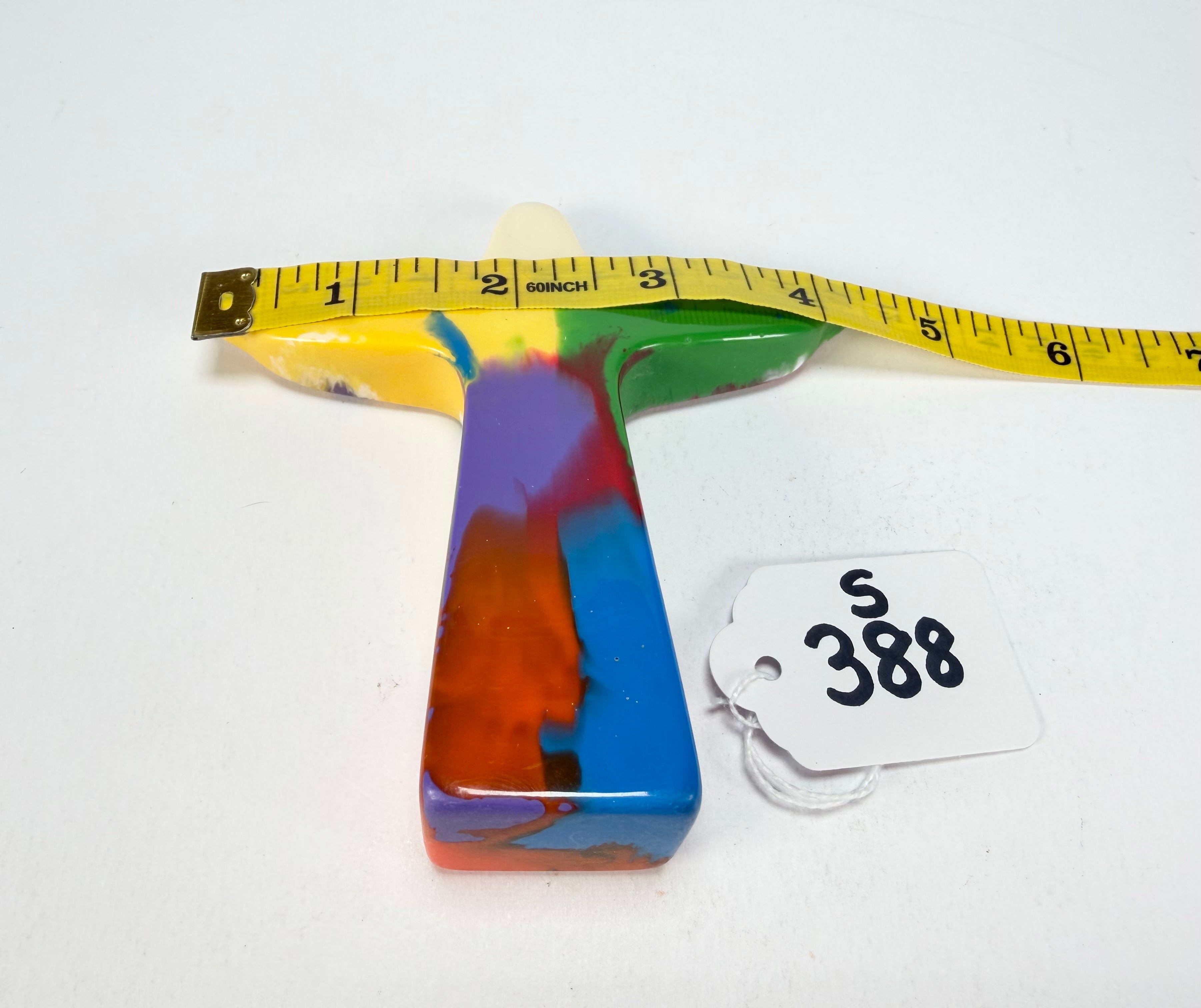 Sobral - Landmark "Cristo" Multi-Colour Pollock Small 11cm Statue Ornament ( 000000 )