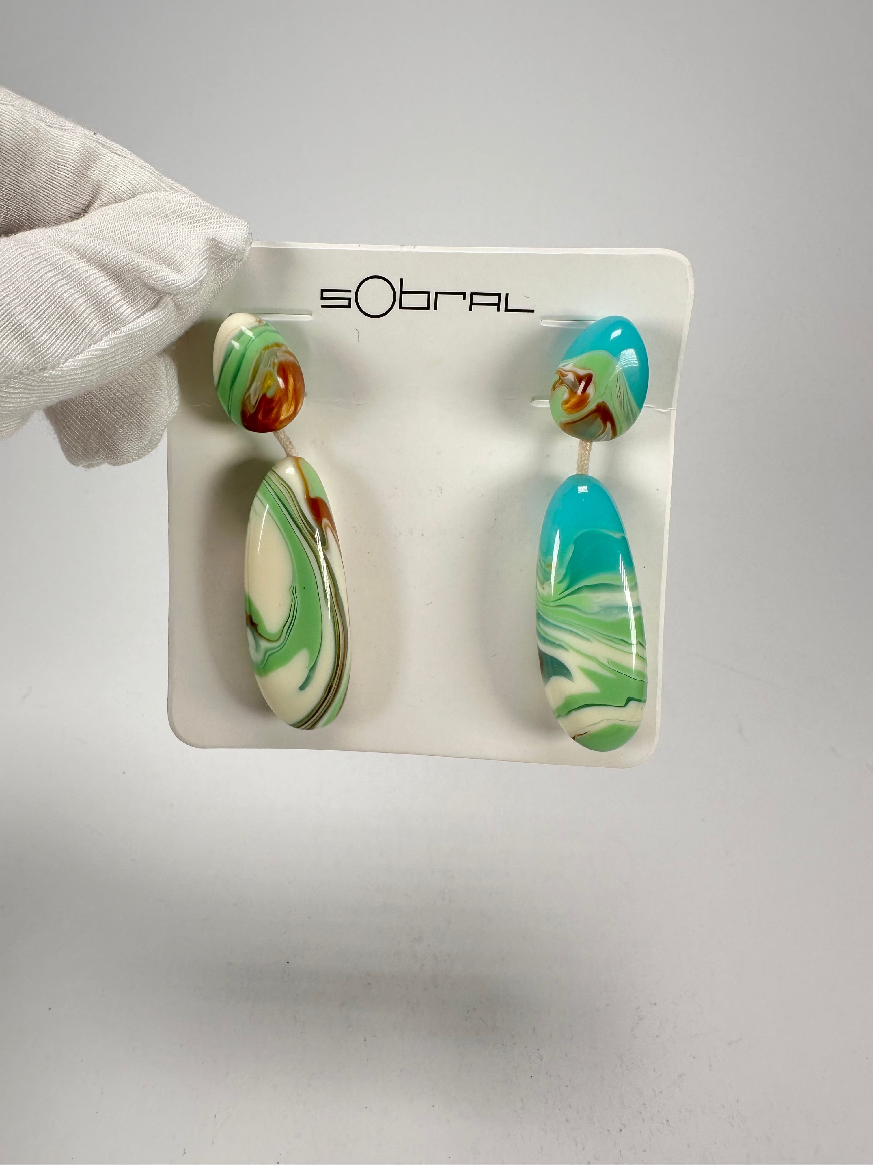 Sobral - Eteria "Caillou" Resin Earrings ( 005427 )