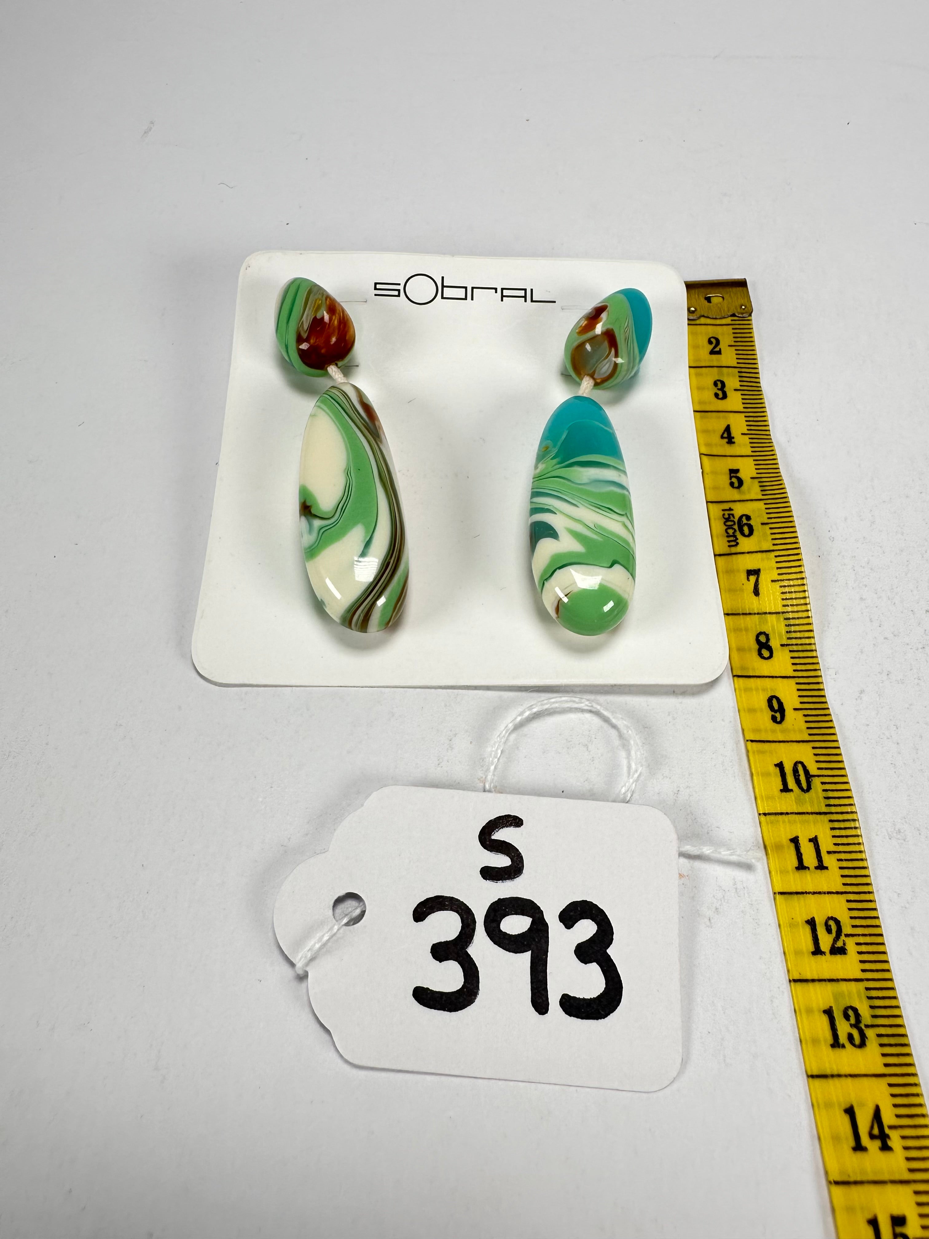 Sobral - Eteria "Caillou" Resin Earrings ( 005427 )