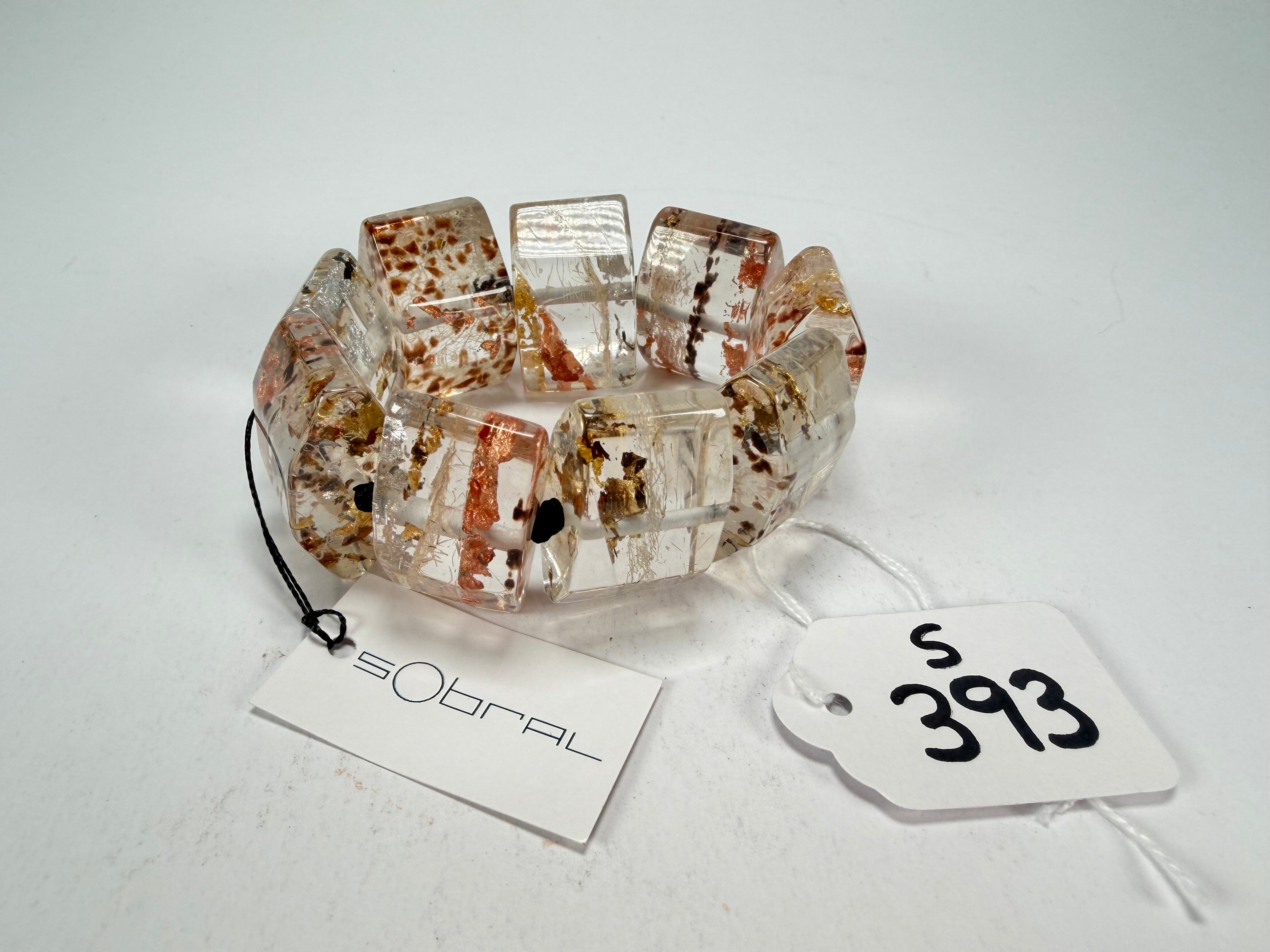 Sobral - Minas Gerais "Studio Creation" Elasticated Resin Bracelet ( 000000 )