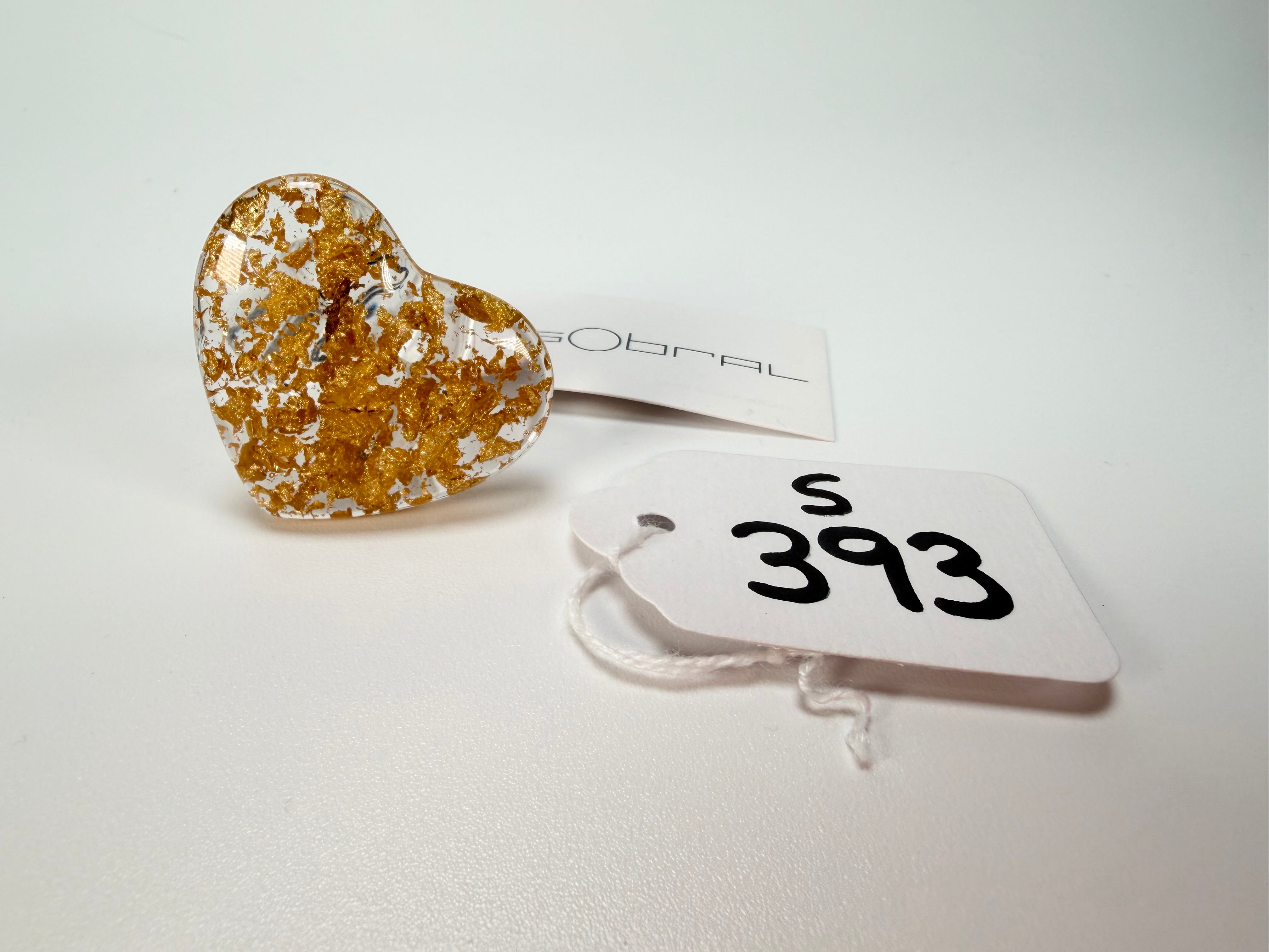 Sobral - Metalique "Mini Ariadne" Resin Ring ( 005543 ) - Size UK N / US 7