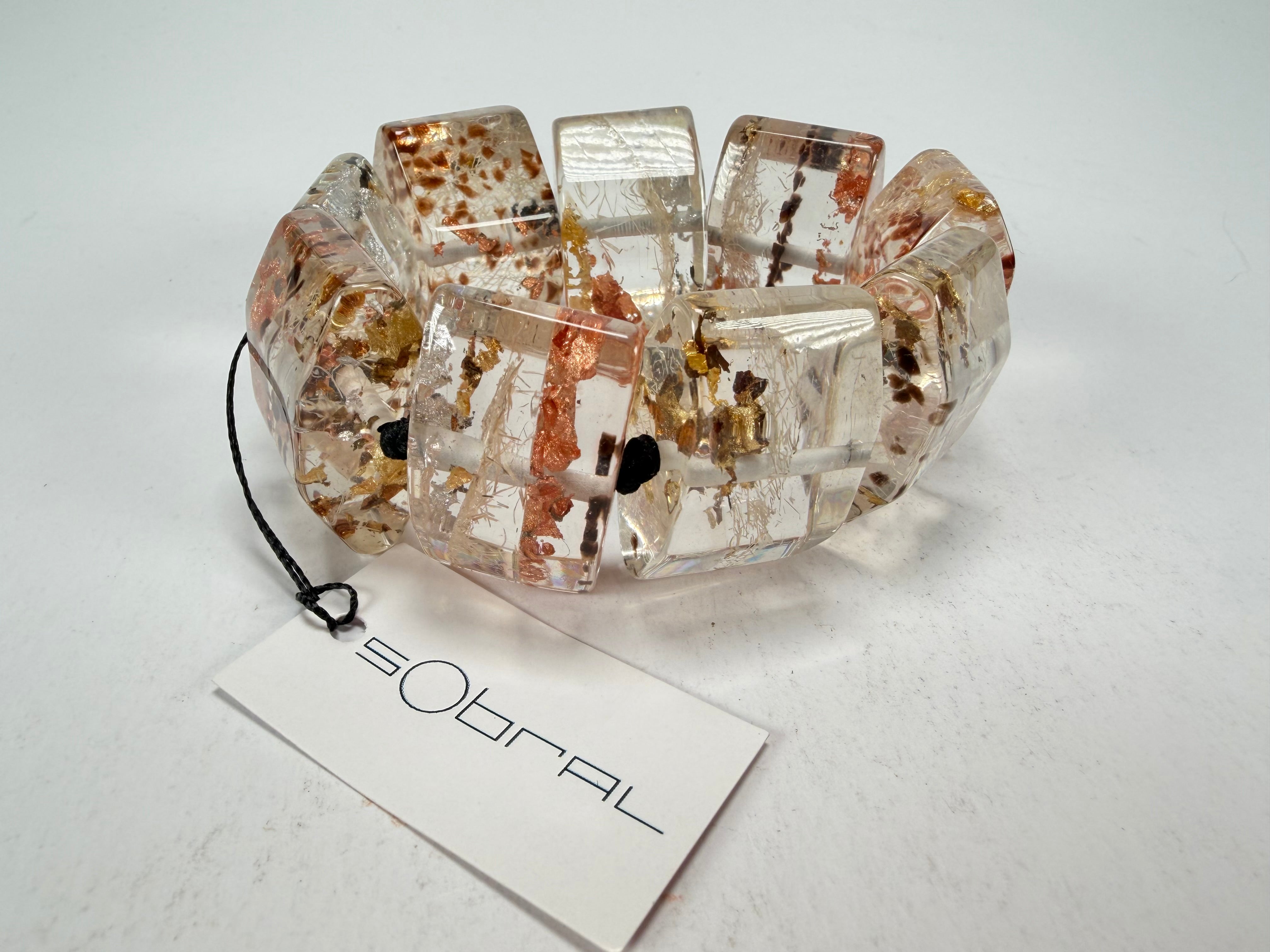 Sobral - Minas Gerais "Studio Creation" Elasticated Resin Bracelet ( 000000 )