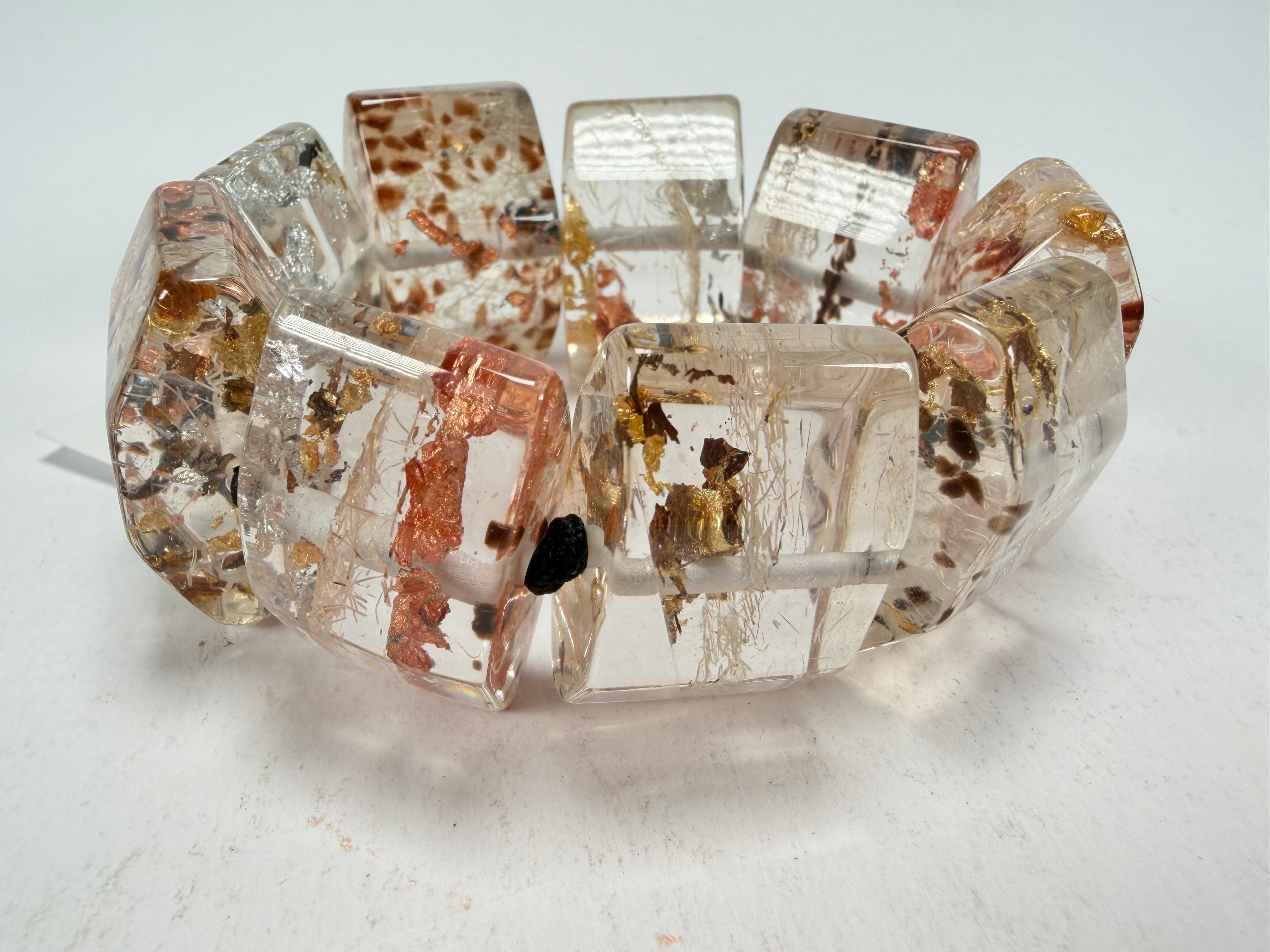 Sobral - Minas Gerais "Studio Creation" Elasticated Resin Bracelet ( 000000 )