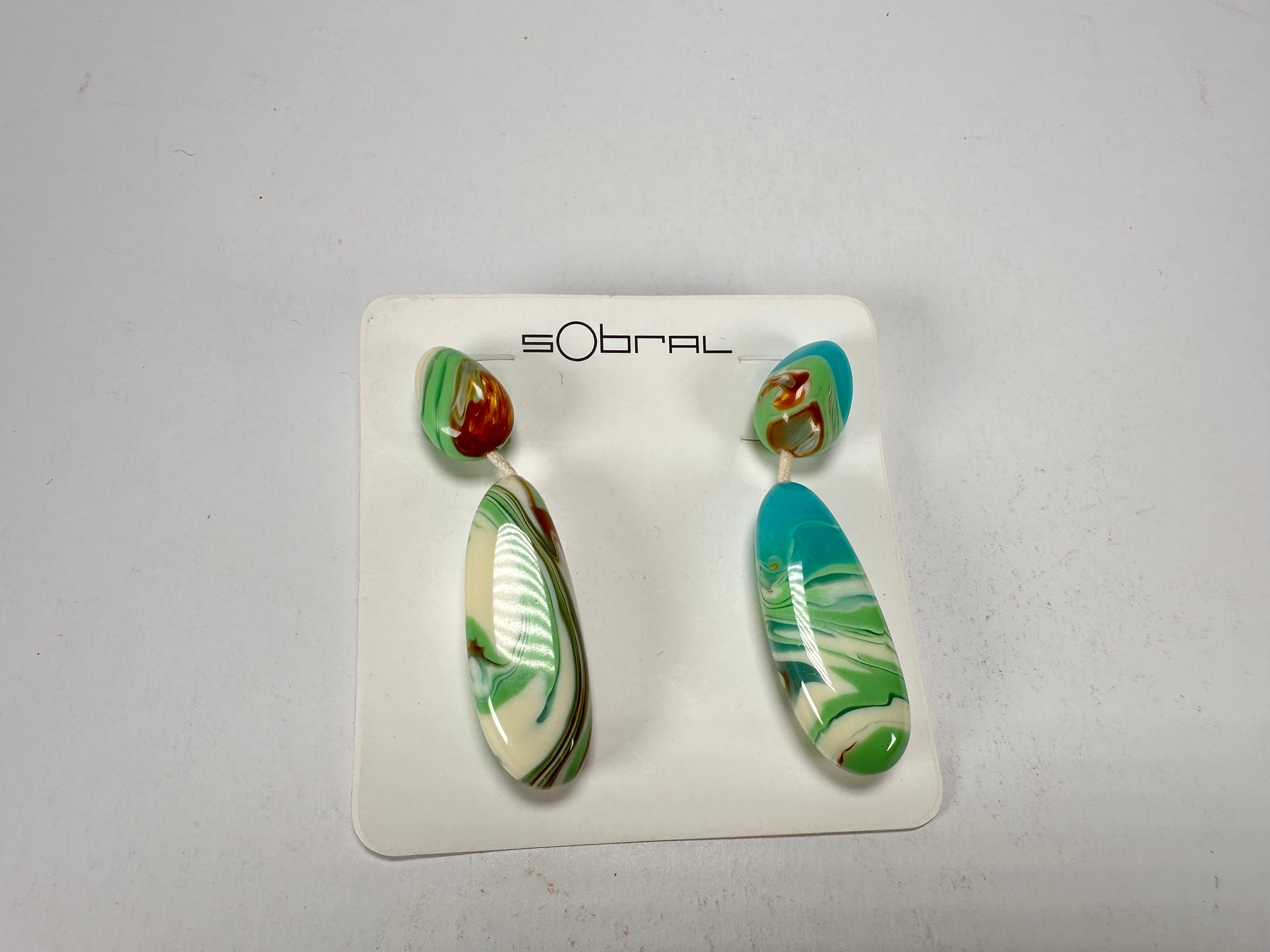 Sobral - Eteria "Caillou" Resin Earrings ( 005427 )