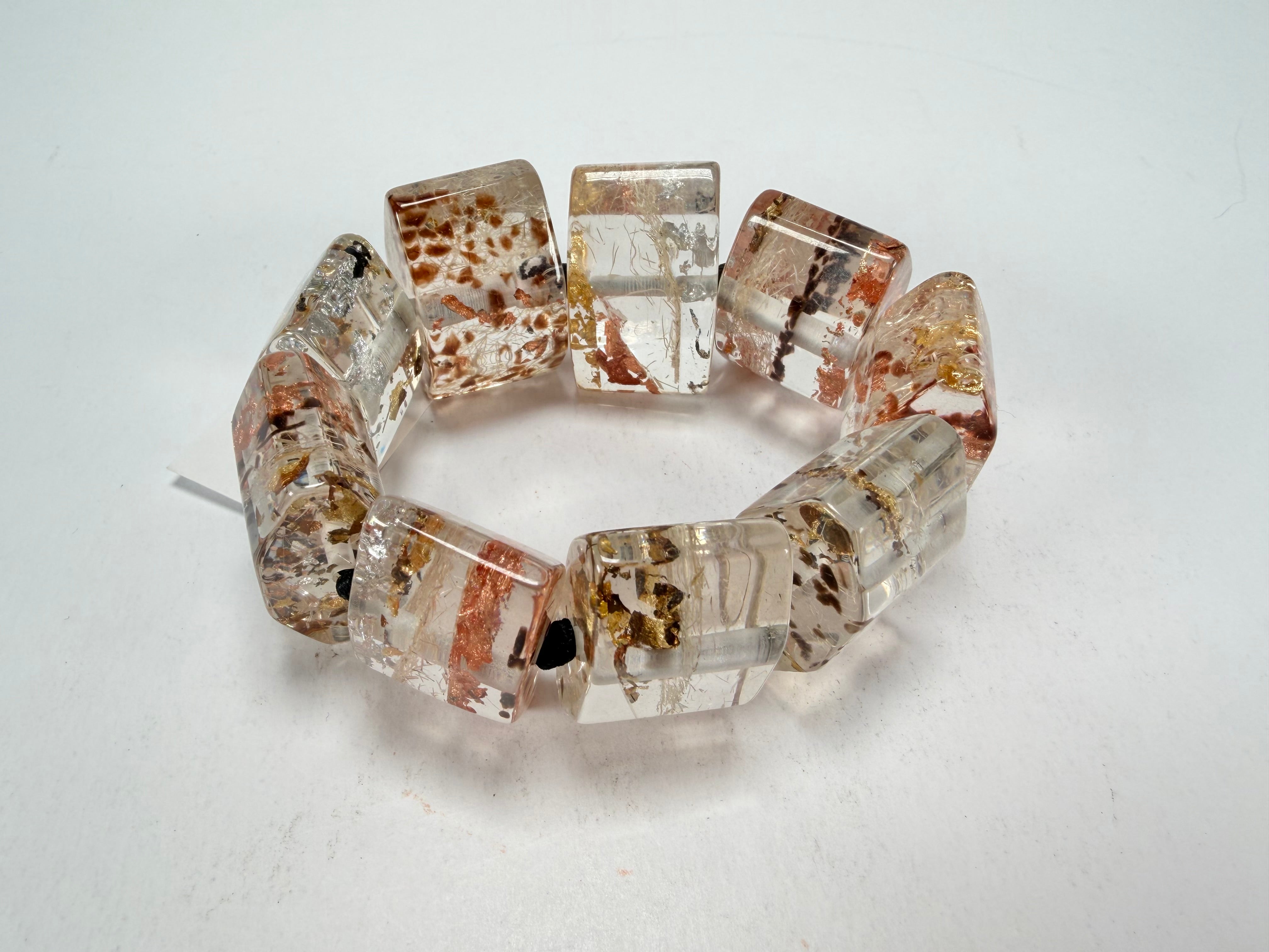 Sobral - Minas Gerais "Studio Creation" Elasticated Resin Bracelet ( 000000 )