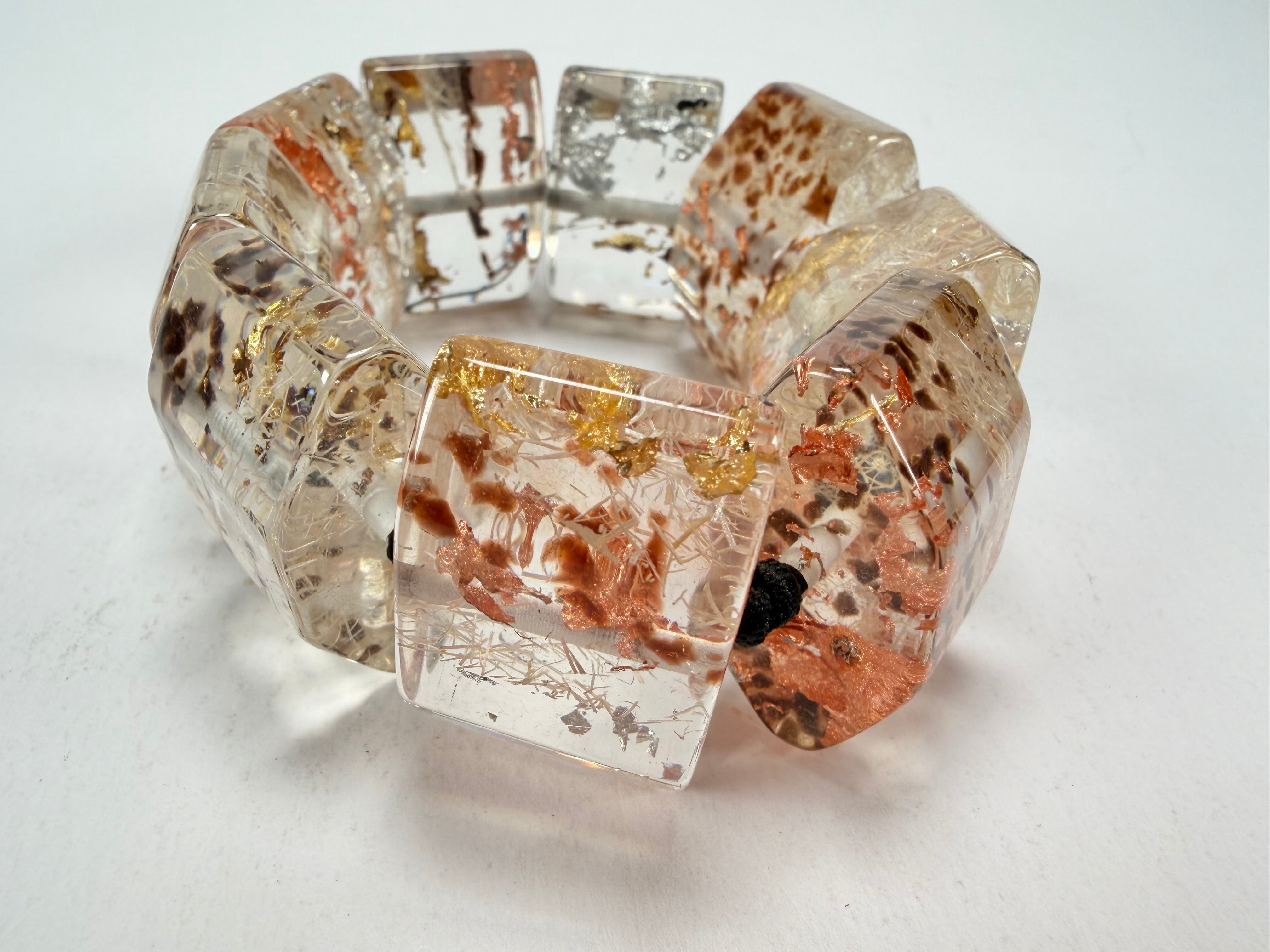 Sobral - Minas Gerais "Studio Creation" Elasticated Resin Bracelet ( 000000 )