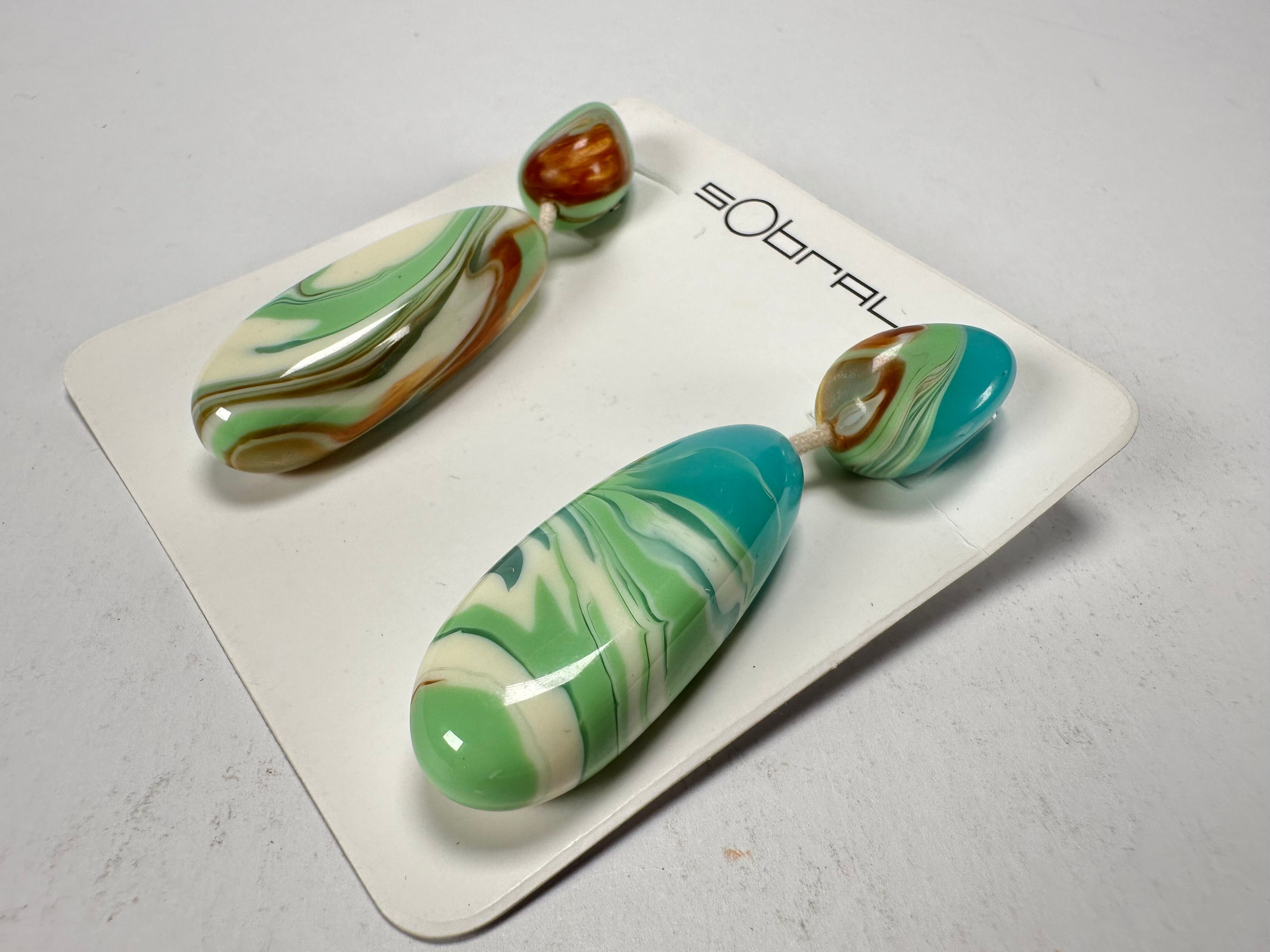 Sobral - Eteria "Caillou" Resin Earrings ( 005427 )